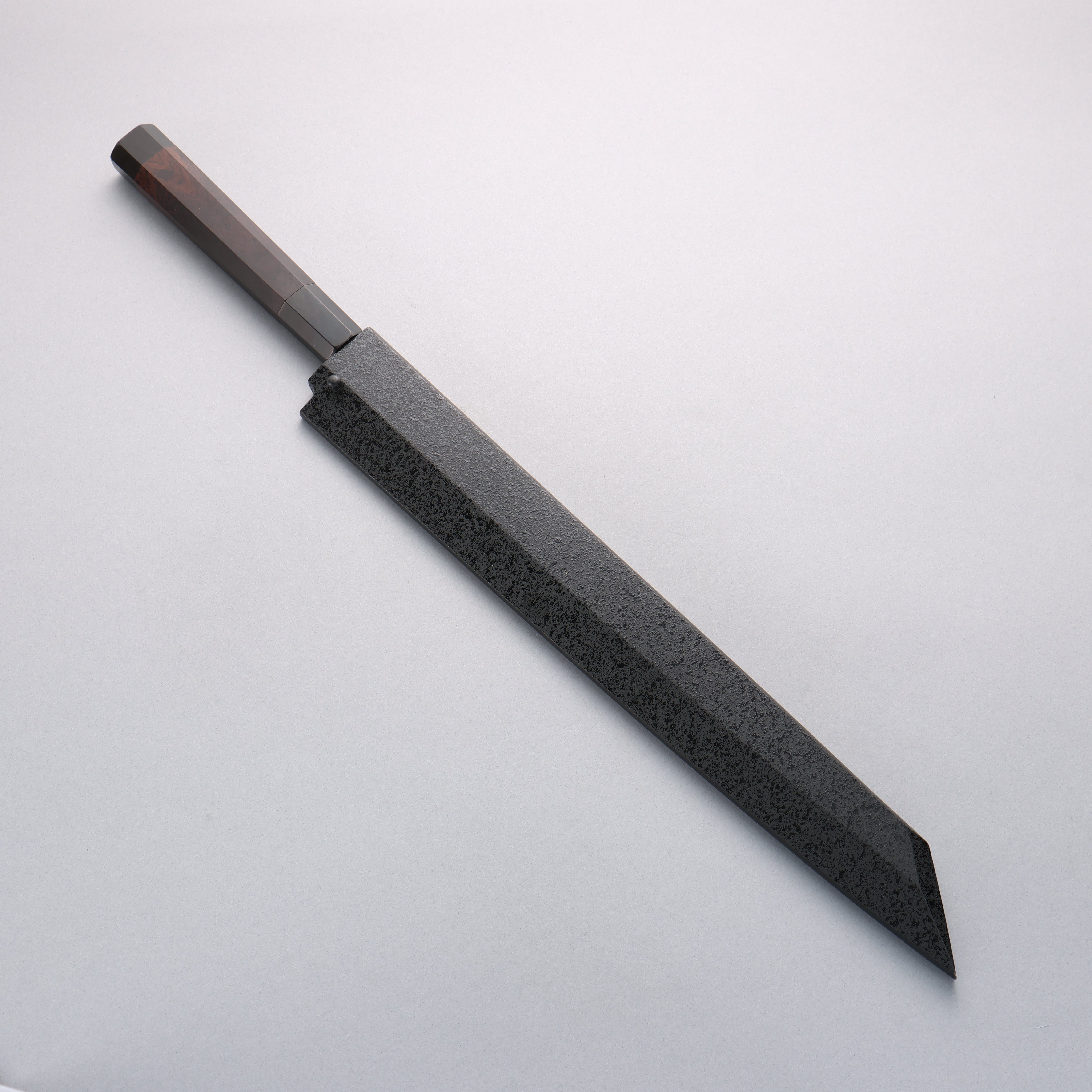 堺 孝行 白虎 白鋼一號 切付柳刃 330mm 黑檀握把 附刀鞘 - 清助刃物