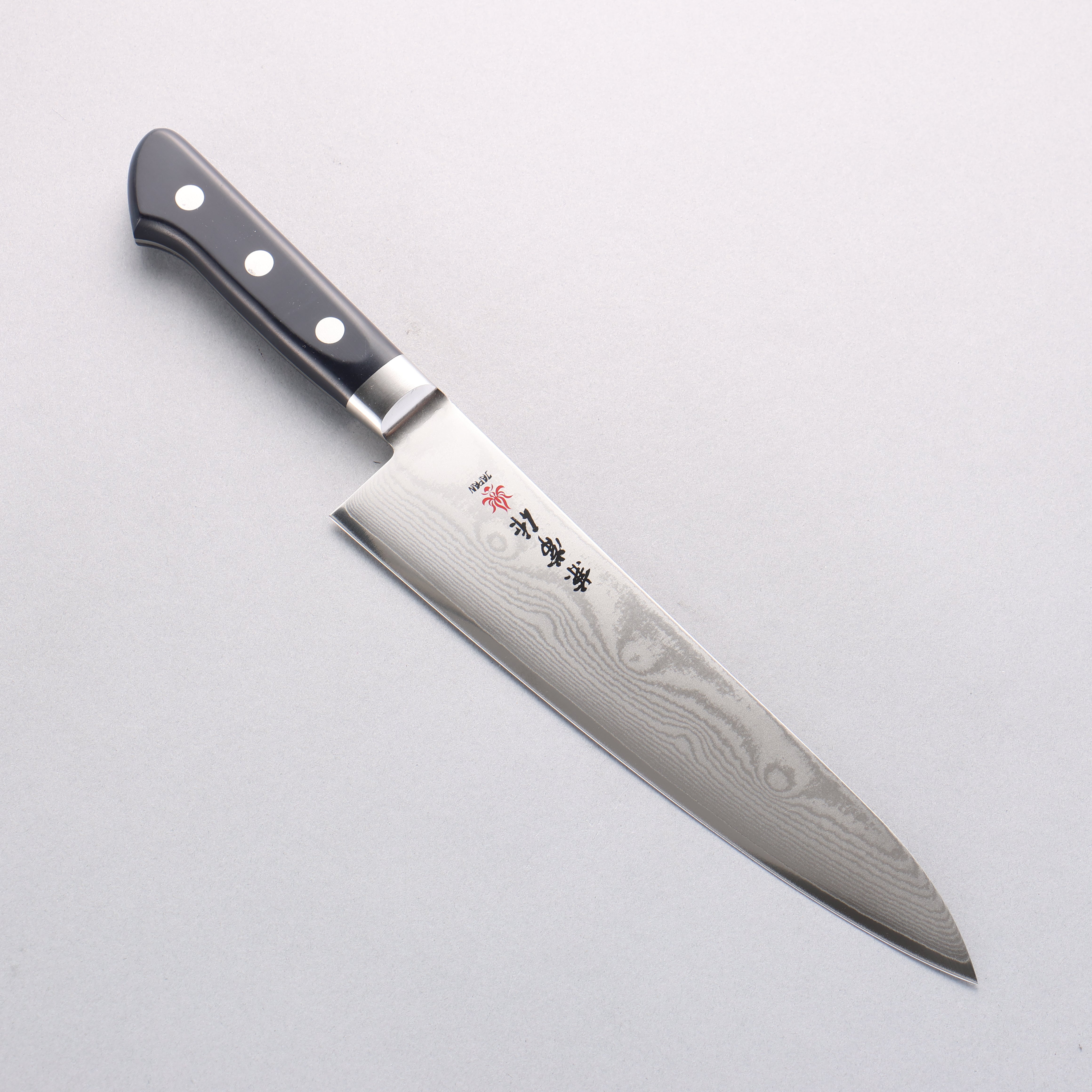 兼常 VG10 33層 大馬士革紋 牛刀 210mm 塑膠 握把 - 清助刃物