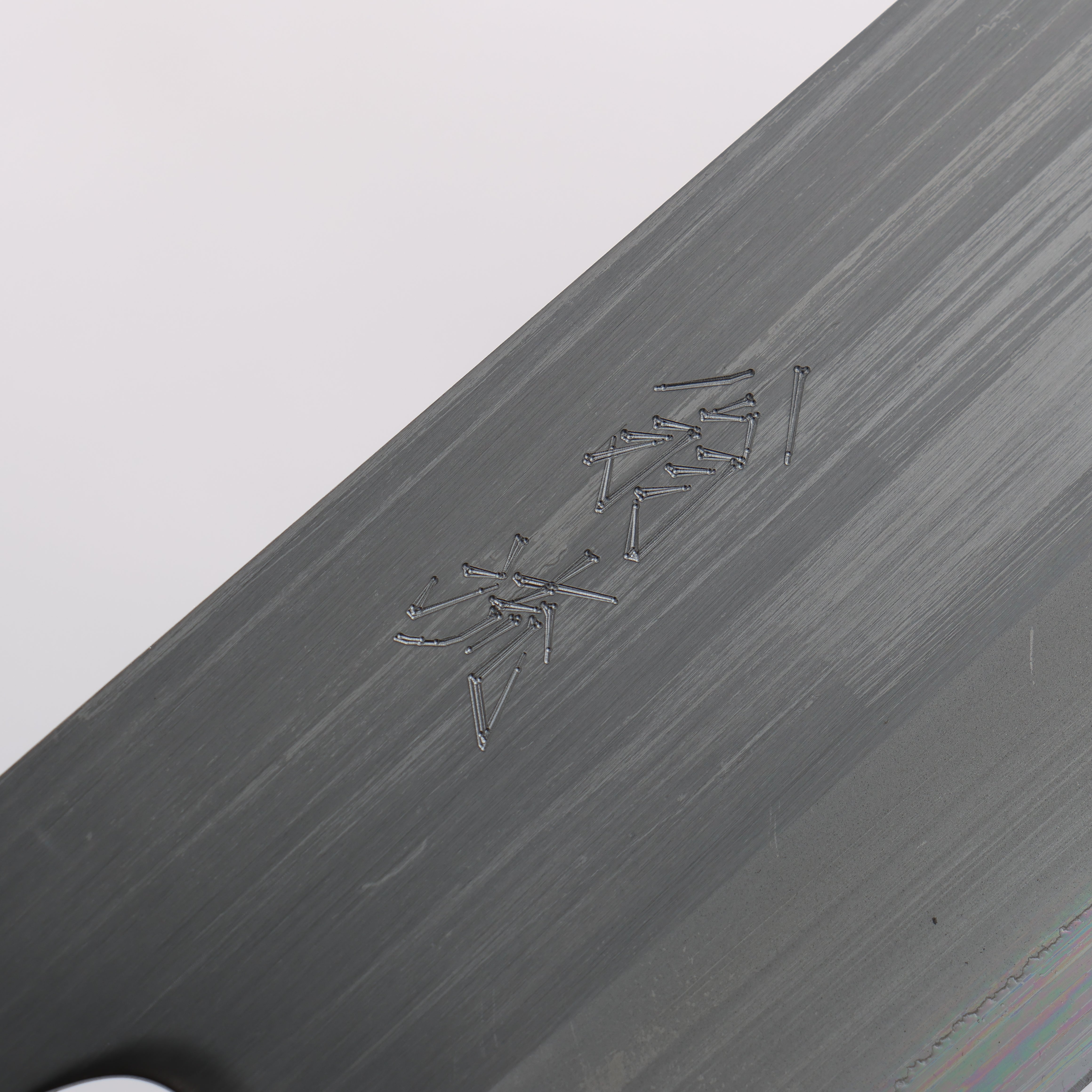 翁流 白鋼一號 菜切 165mm 燒櫟木 握把 - 清助刃物