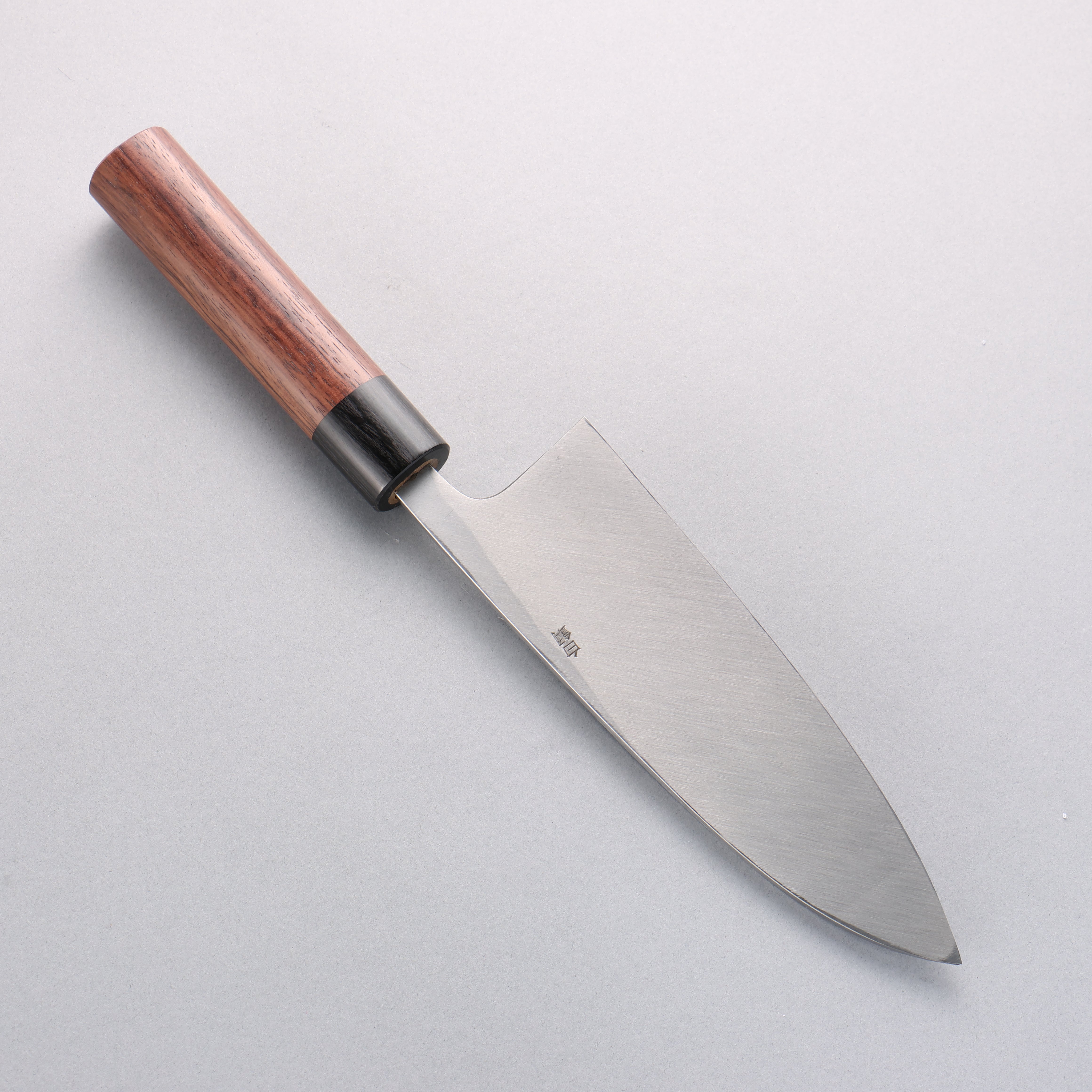 清助 白鋼 霞研 出刃 180mm 紫檀木 握把 - 清助刃物