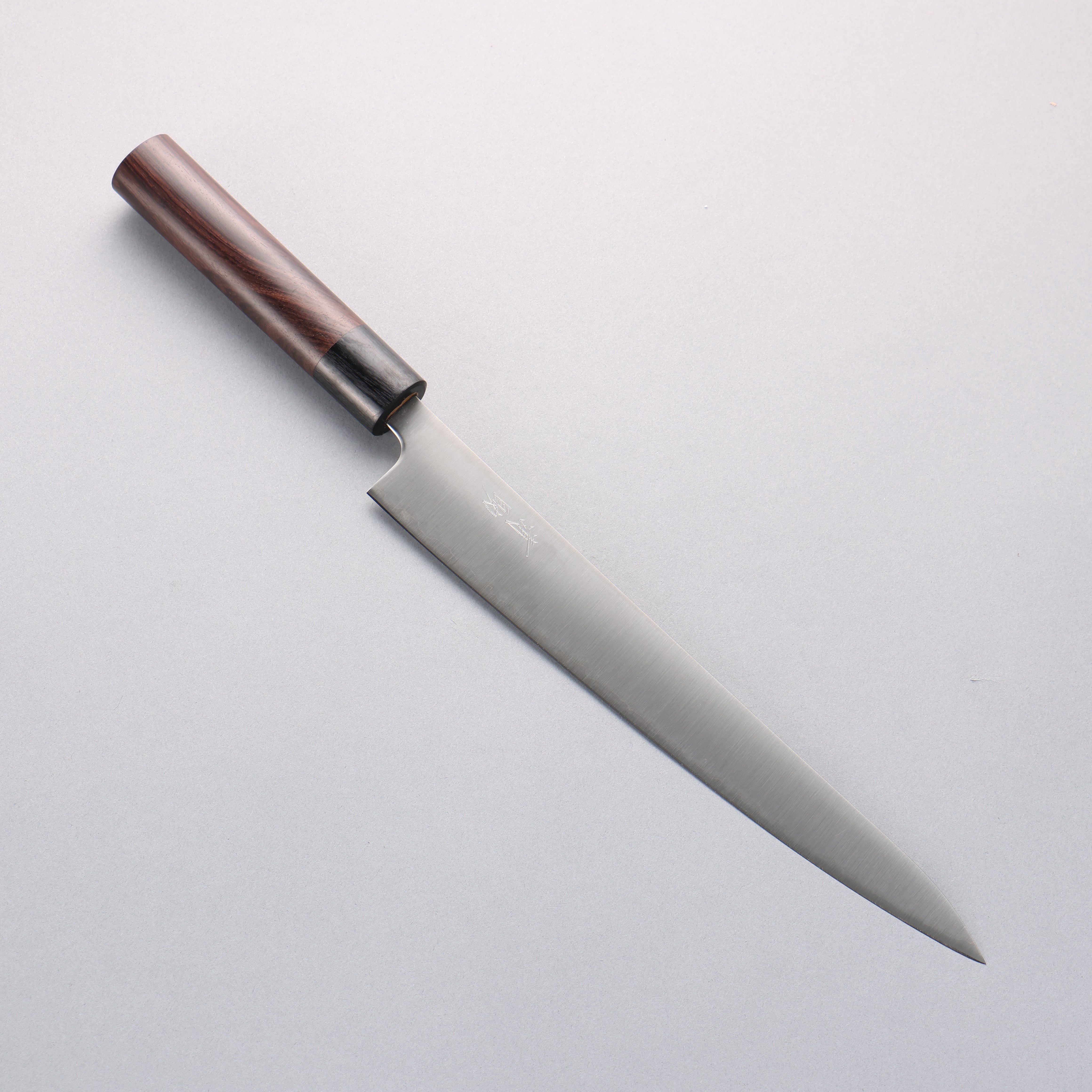 清助 超級青鋼 筋引 240mm 紫檀木（口輪：黑合成木） 握把 - 清助刃物