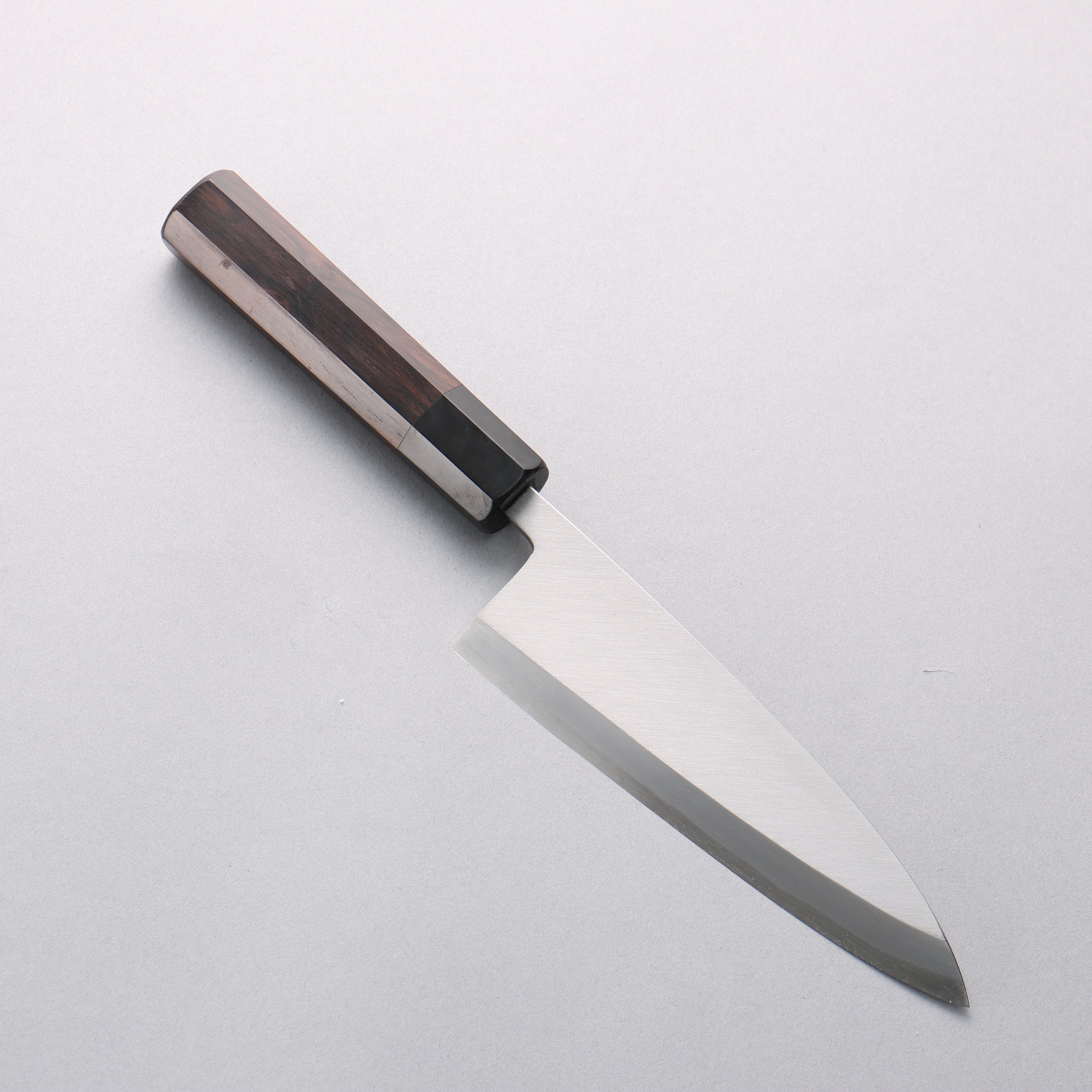 源 昭忠 青鋼二號 相出刃 165mm 黑檀 (口輪：黑水牛角) 握把 - 清助刃物
