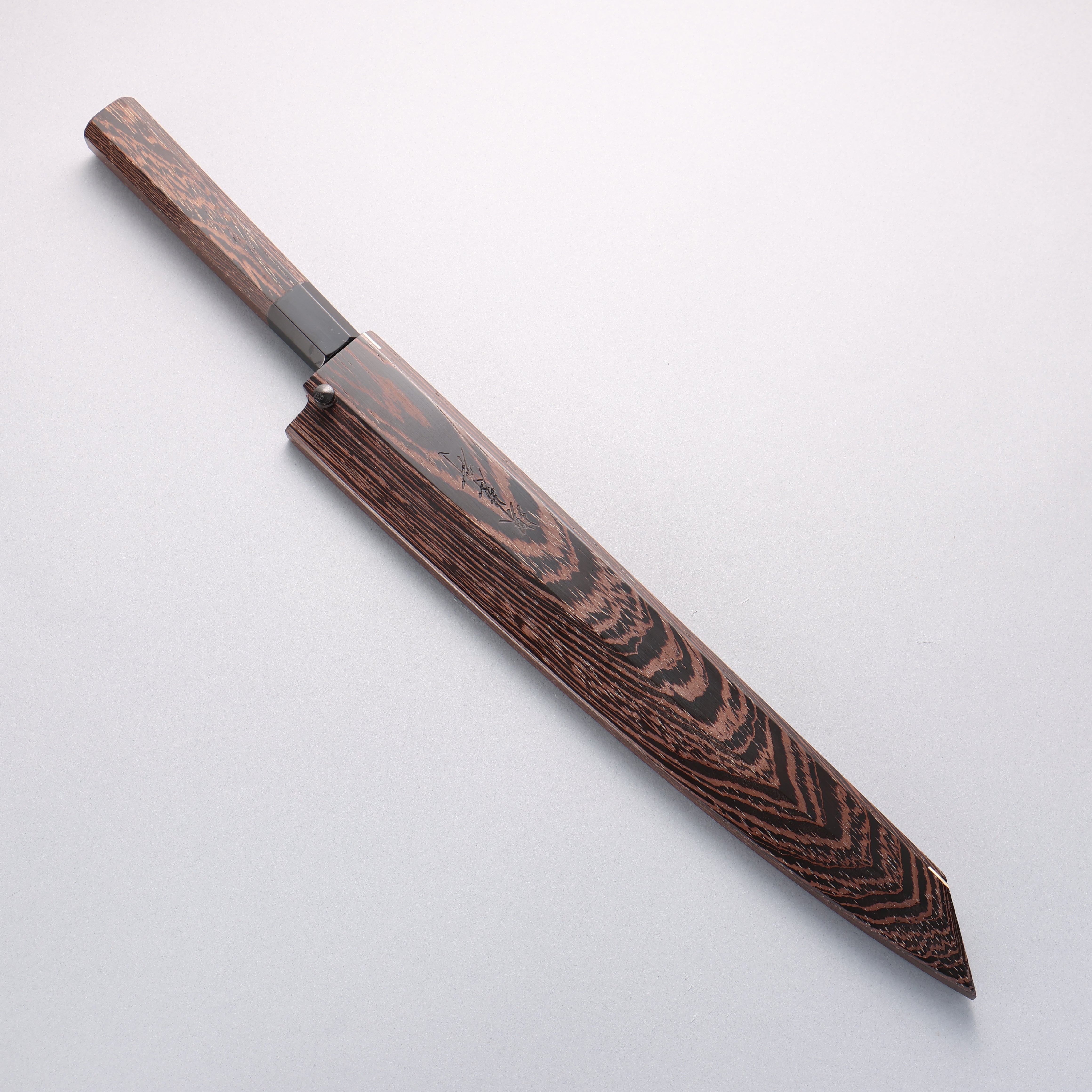 堺 孝行 本燒 VG10 刻有龍的圖樣 劍型柳刃 300mm 雞翅木 握把 附刀鞘 - 清助刃物