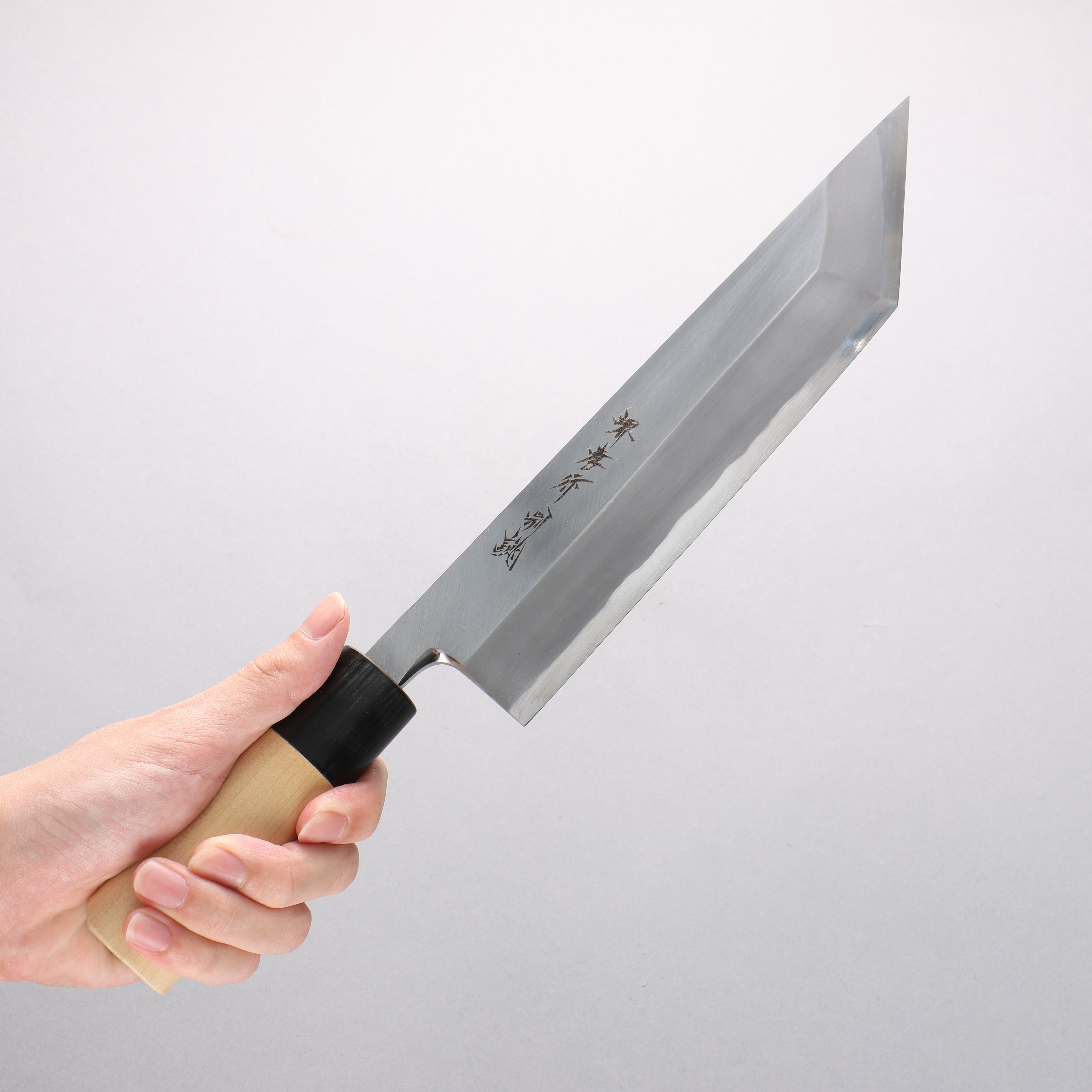 堺 孝行 白鋼二號 鰻魚刀 240mm 木蘭握把 - 清助刃物