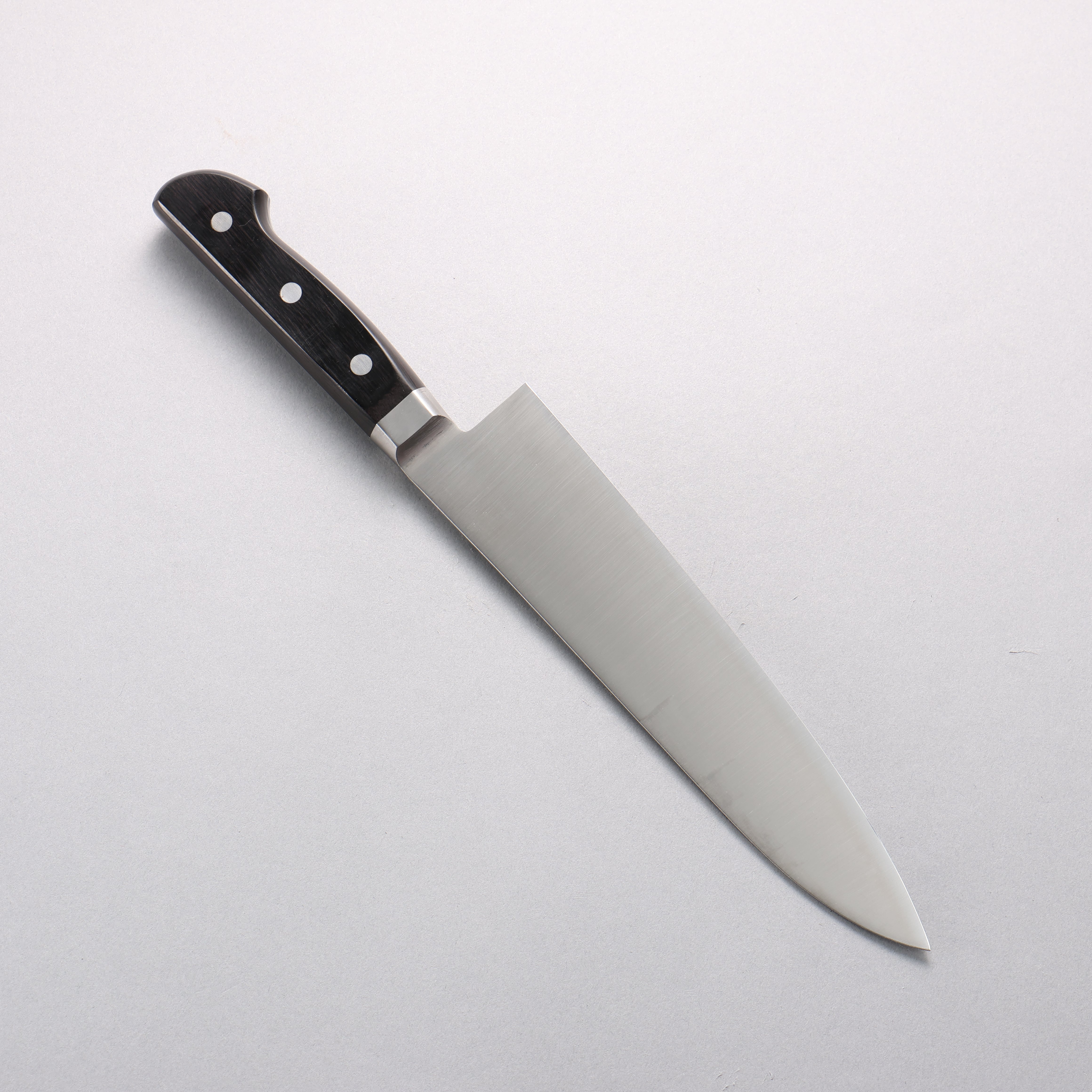 清助 不鏽鋼 牛刀 210mm 黑合成木 握把 - 清助刃物