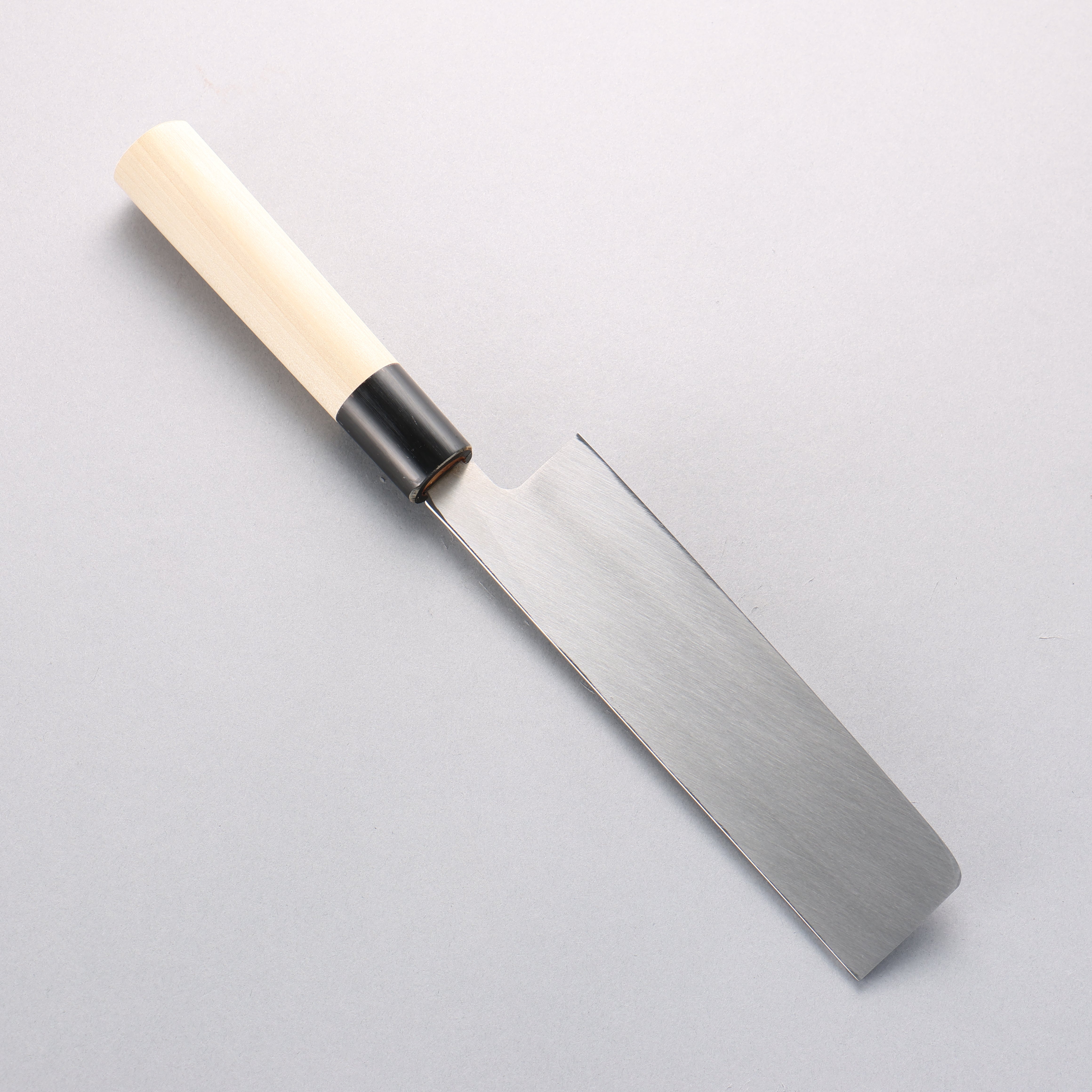 堺 孝行 INOX 鉬鋼 薄刃 180mm 木蘭握把 - 清助刃物
