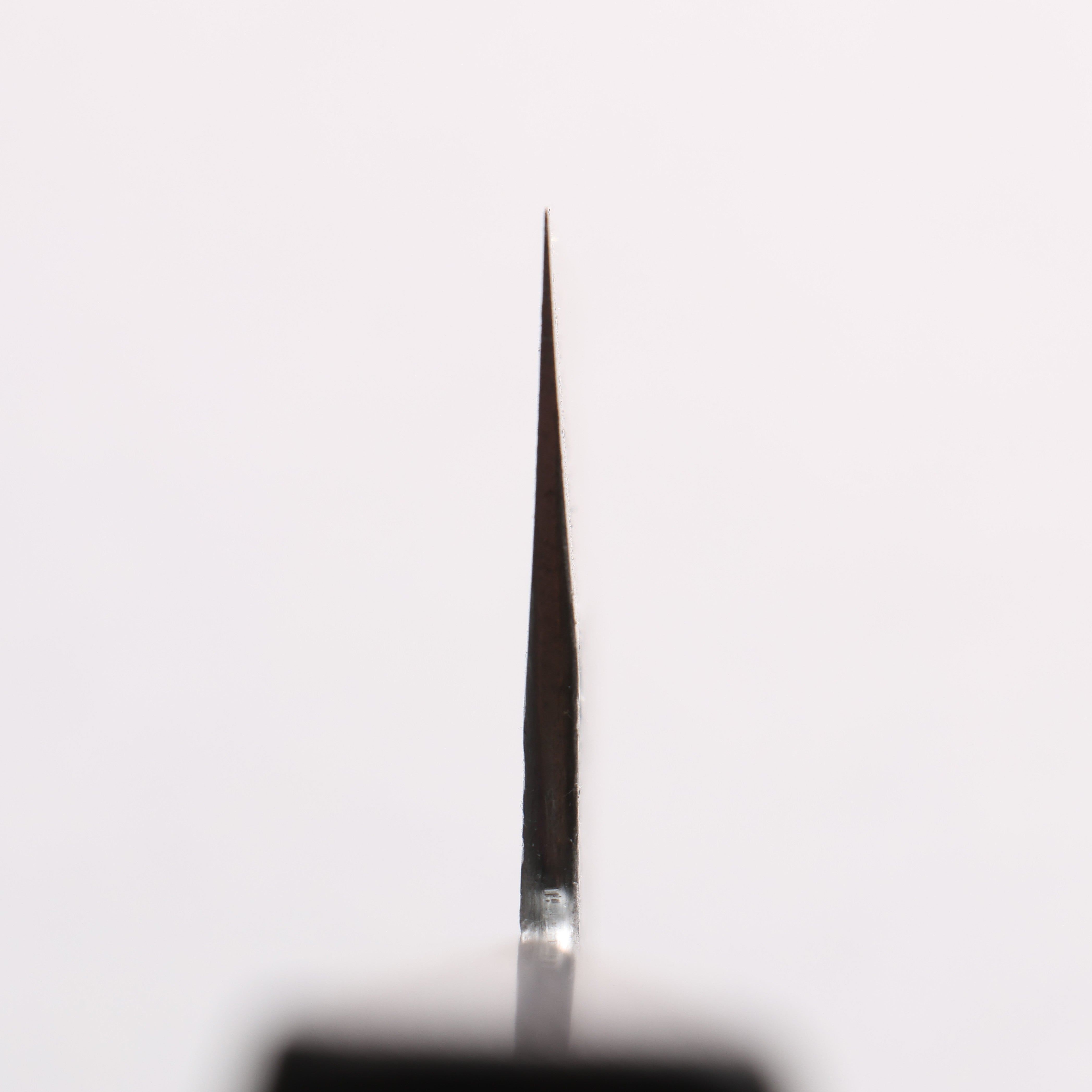 安倍勇光 超級青鋼 鎚目 黑打 菜切 165mm 紫檀木 (五角形) 握把 - 清助刃物