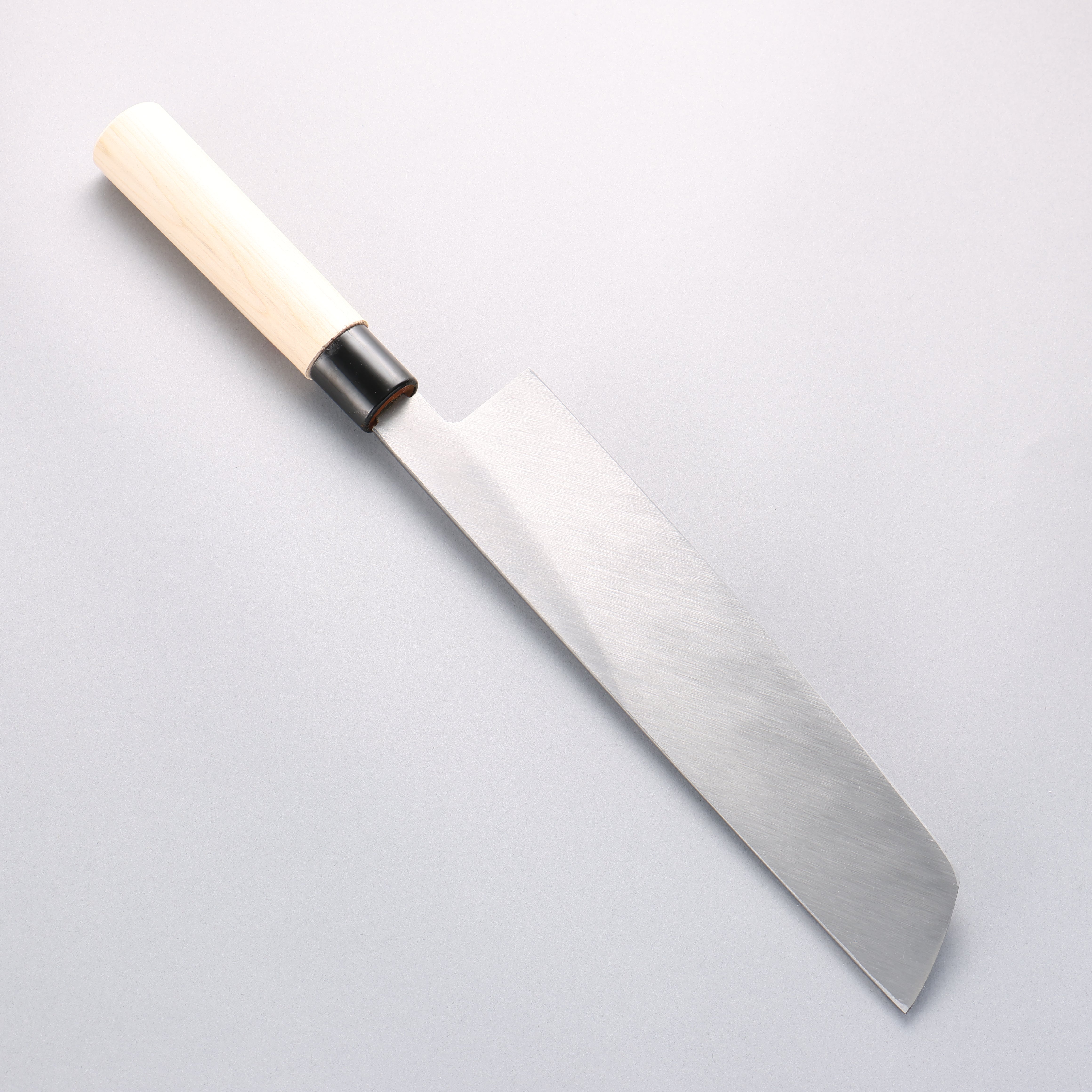 堺 孝行 霞研 白鋼 鱧（海鰻）切骨刀 270mm 木蘭握把 - 清助刃物