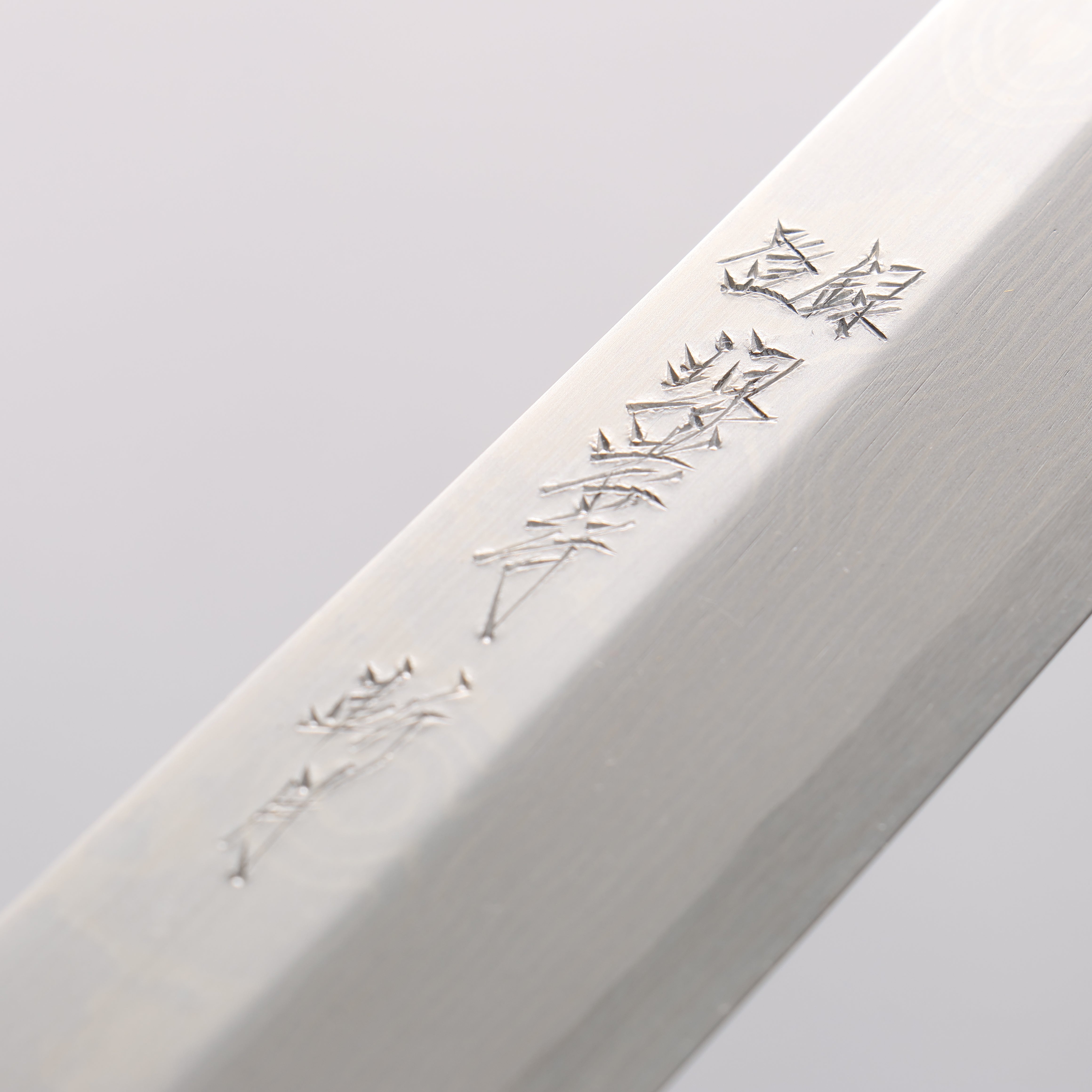 堺 孝行 斬月 炎天 銀三鋼 大馬士革紋 先丸柳刃 330mm 雞翅木（兩側帶水牛環型設計） 握把 附刀鞘 - 清助刃物