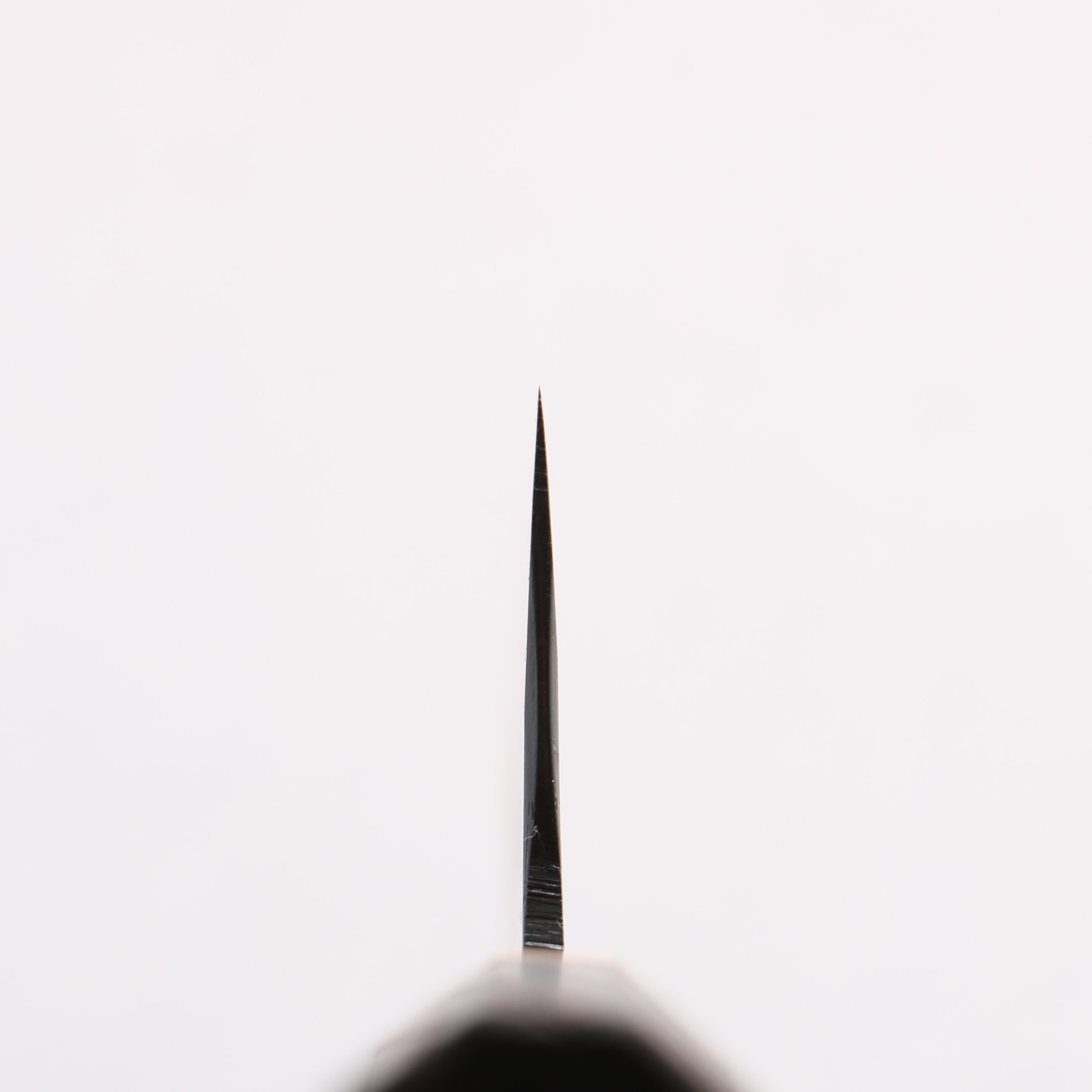 清助 青鋼一號 黑打 菜切 165mm 燒栗木（口輪：櫻花木） 握把 - 清助刃物