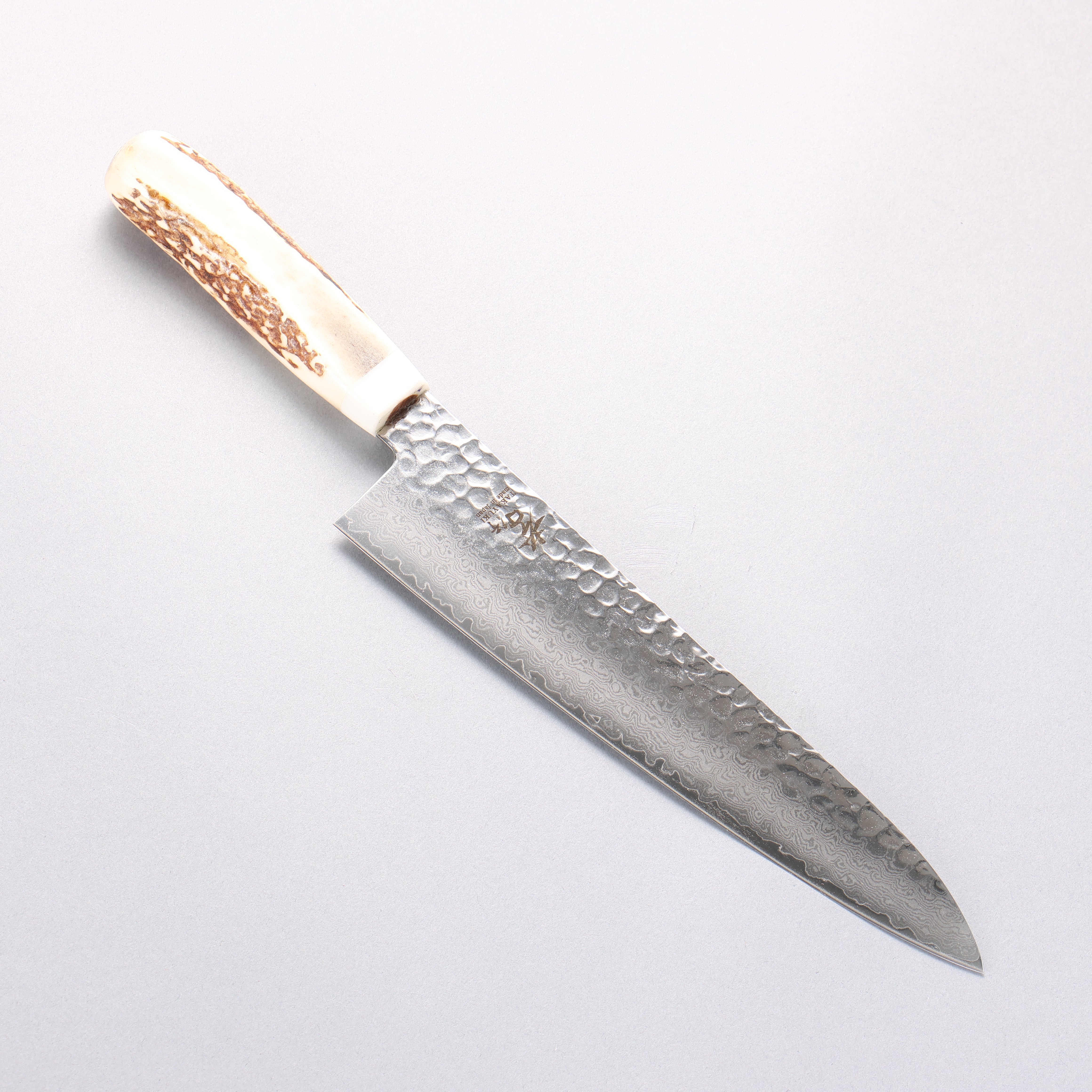 堺 孝行 VG10 33層大馬士革紋 牛刀 210mm 牛骨 握把 附刀鞘 - 清助刃物
