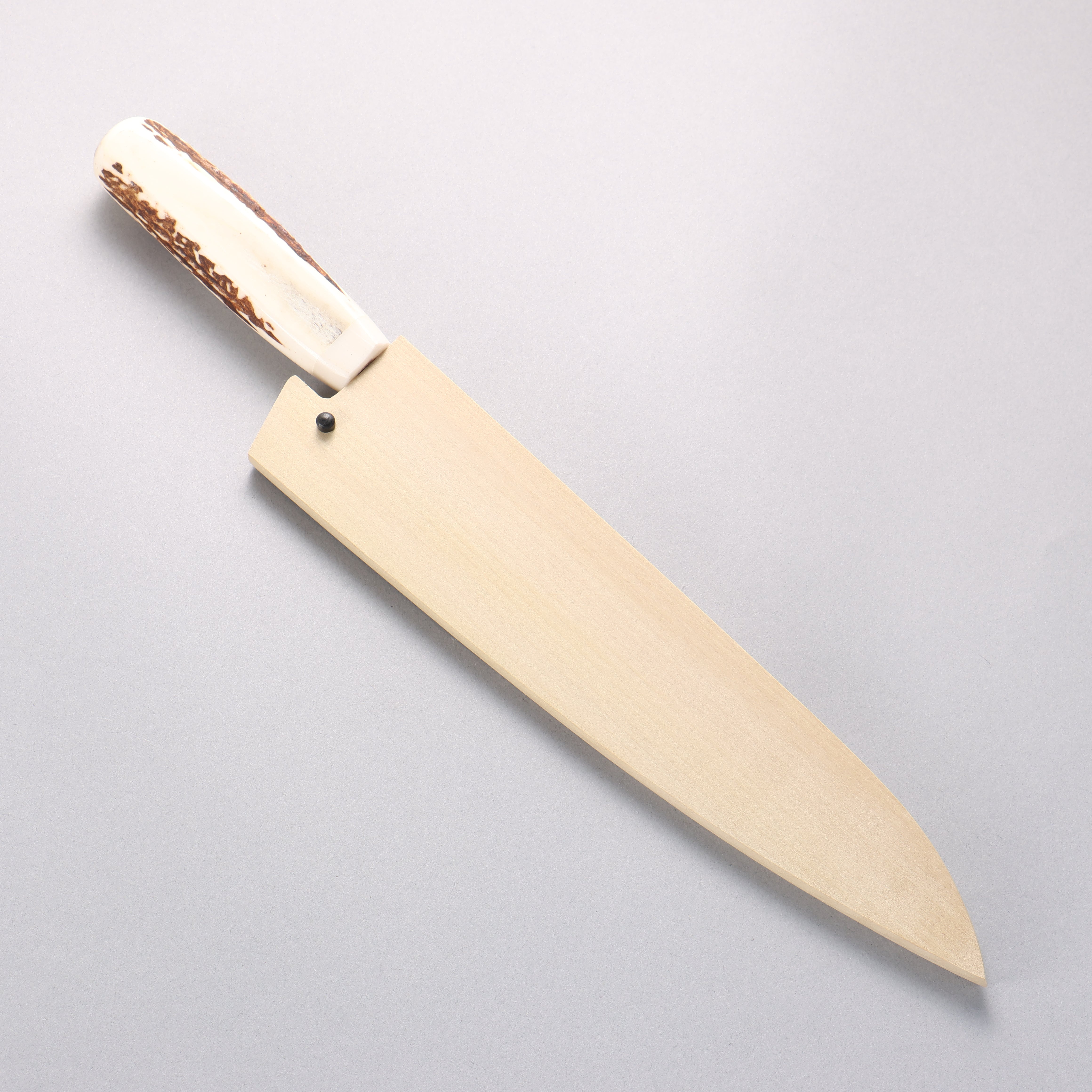 堺 孝行 VG10 33層大馬士革紋 牛刀 240mm 牛骨 握把 附刀鞘 - 清助刃物