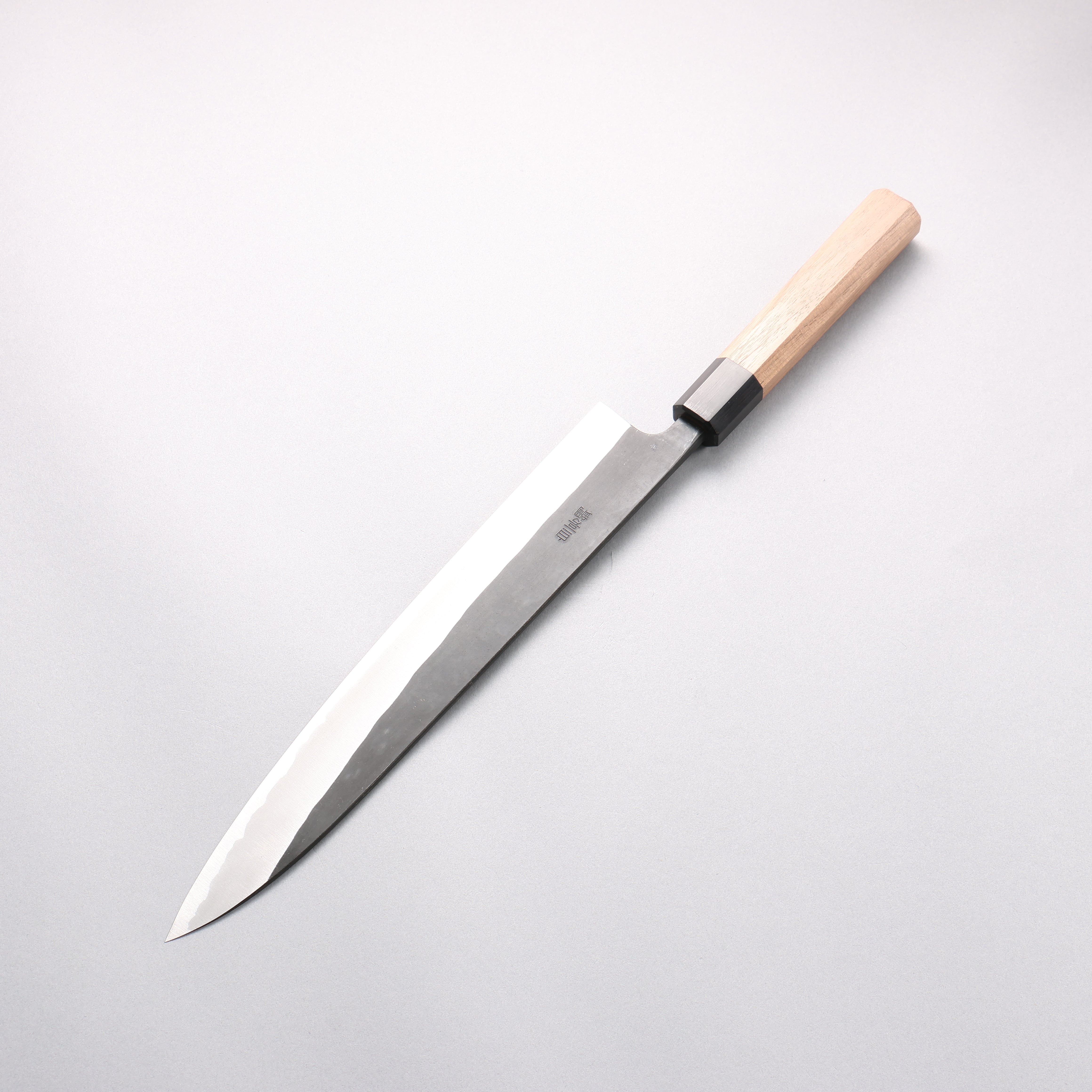 山本 直 白鋼二號 黑打 筋引 270mm 核桃木 握把 - 清助刃物