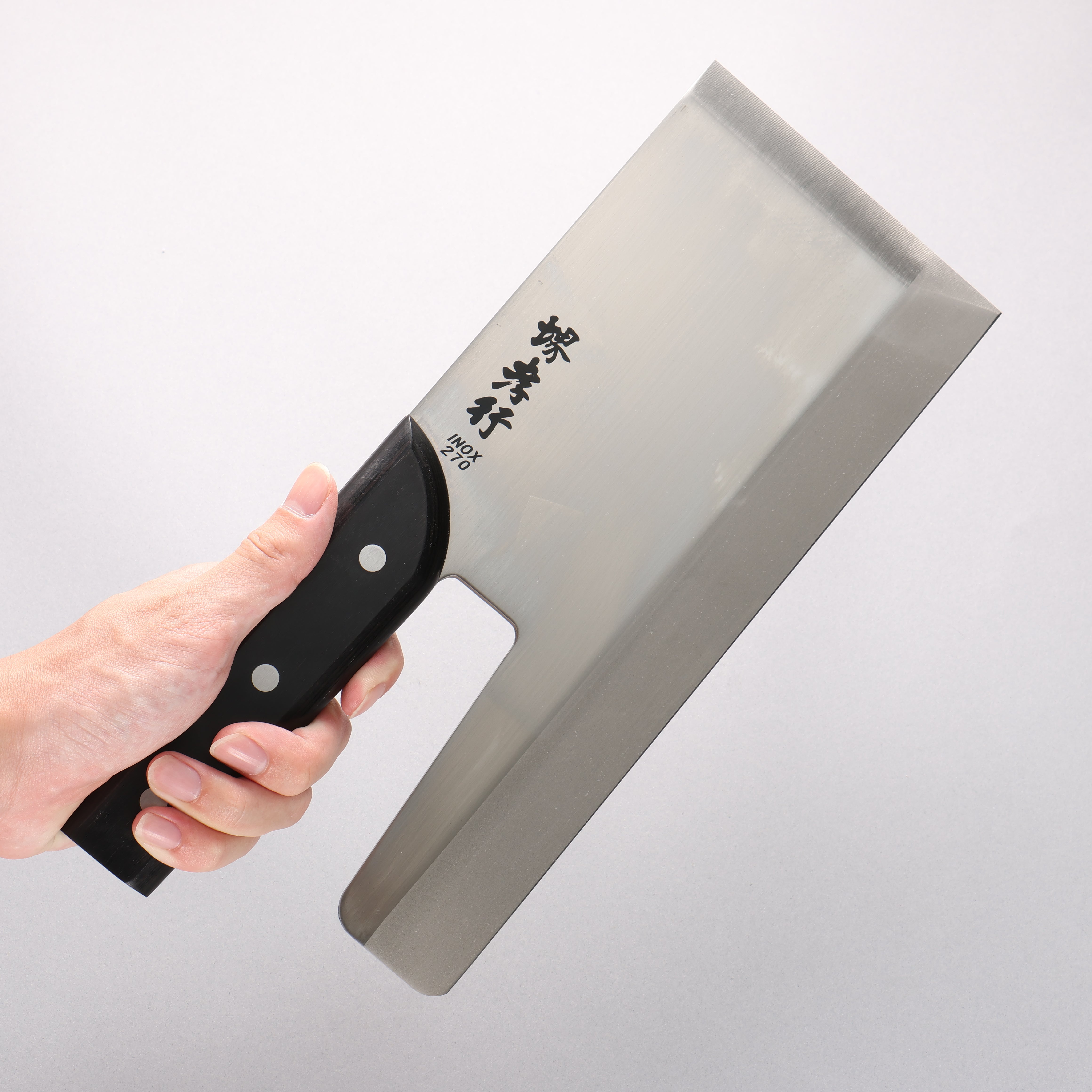 堺 孝行 INOX 鉬鋼 蕎麥麵切刀 270mm - 清助刃物