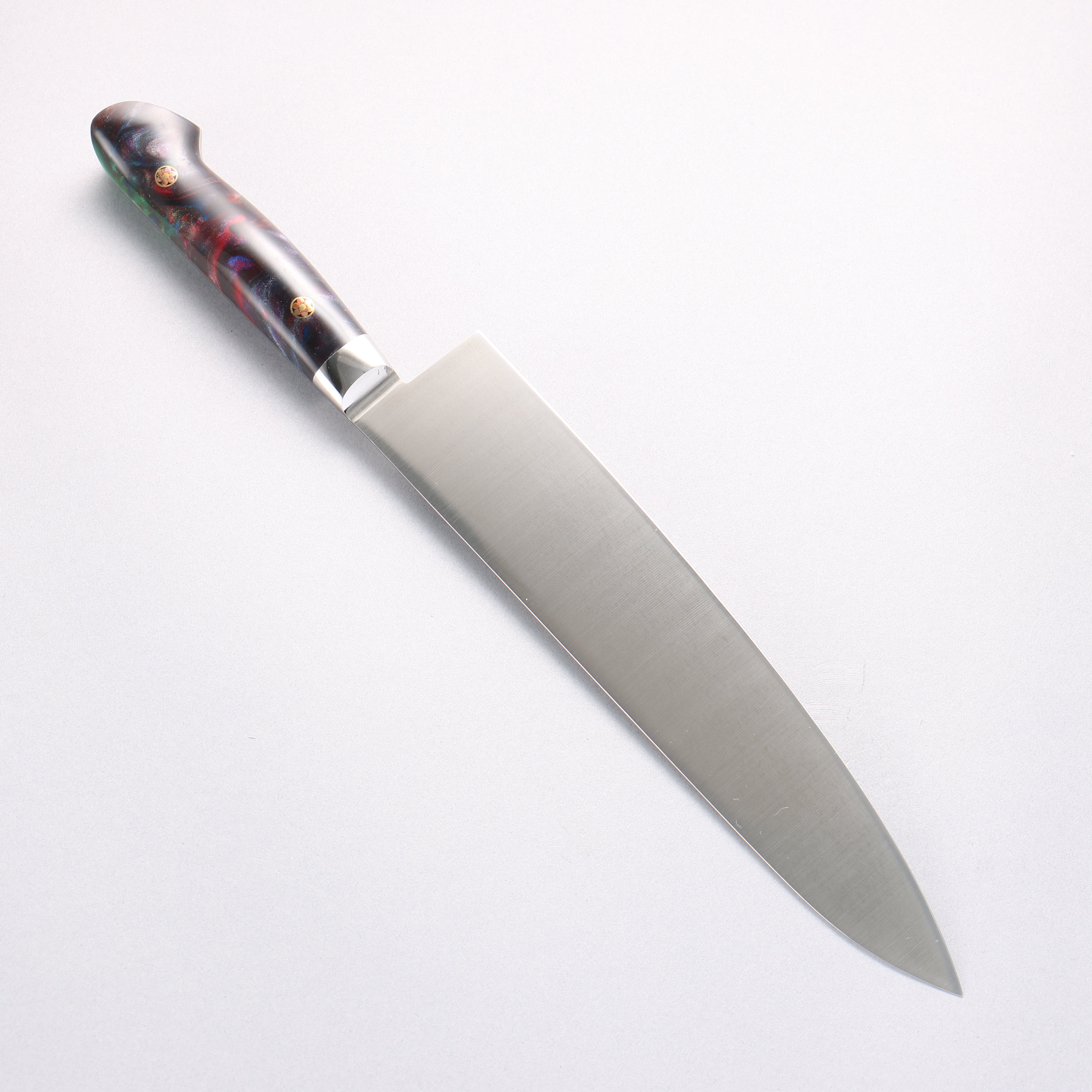 堺 孝行 大廚系列 SP 瑞典鋼 牛刀鮭魚刀型 240mm SP Type III (銀河) 握把 - 清助刃物