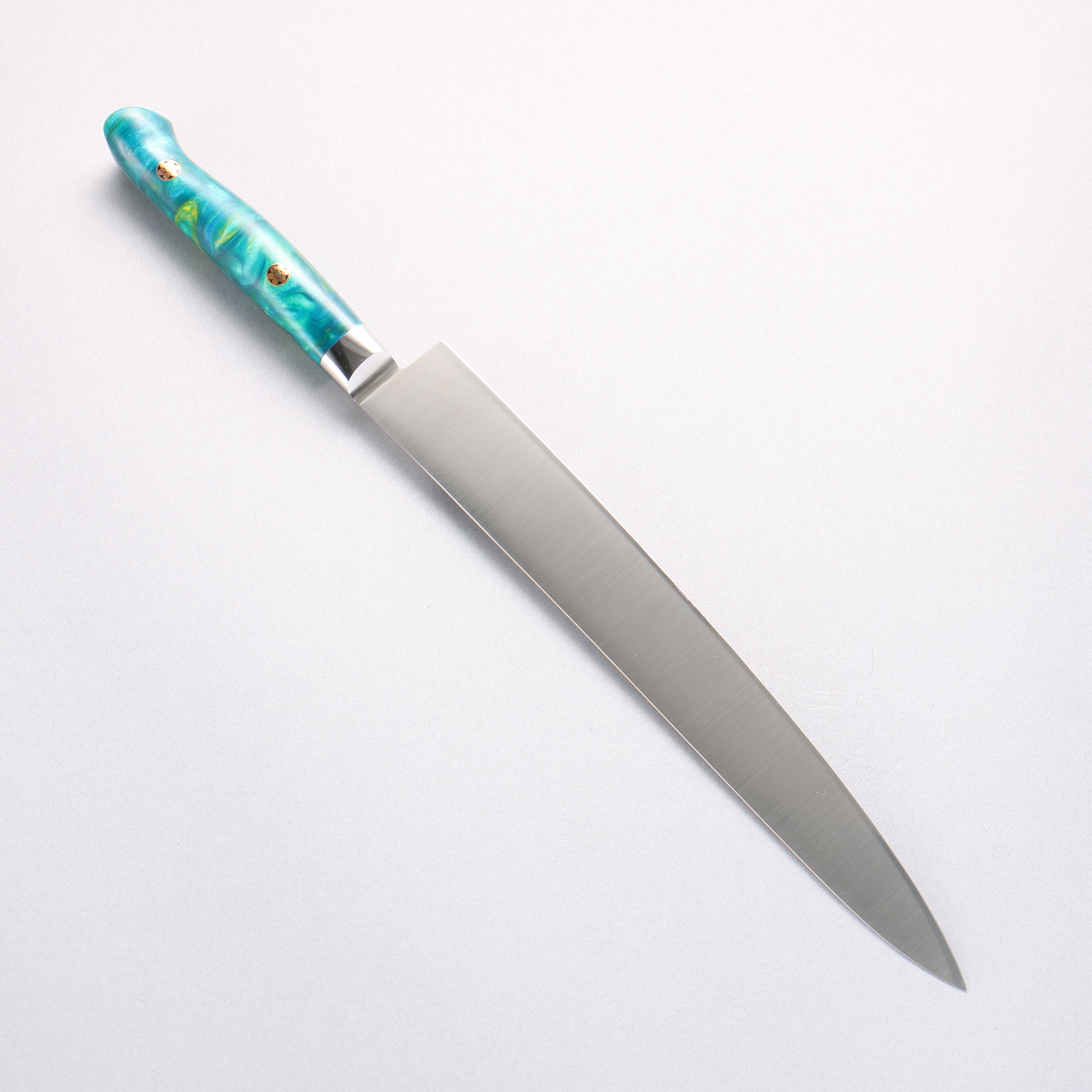 堺 孝行 大廚系列 SP 瑞典鋼 鮭魚筋引 240mm SP Type III (叢林) 握把 - 清助刃物