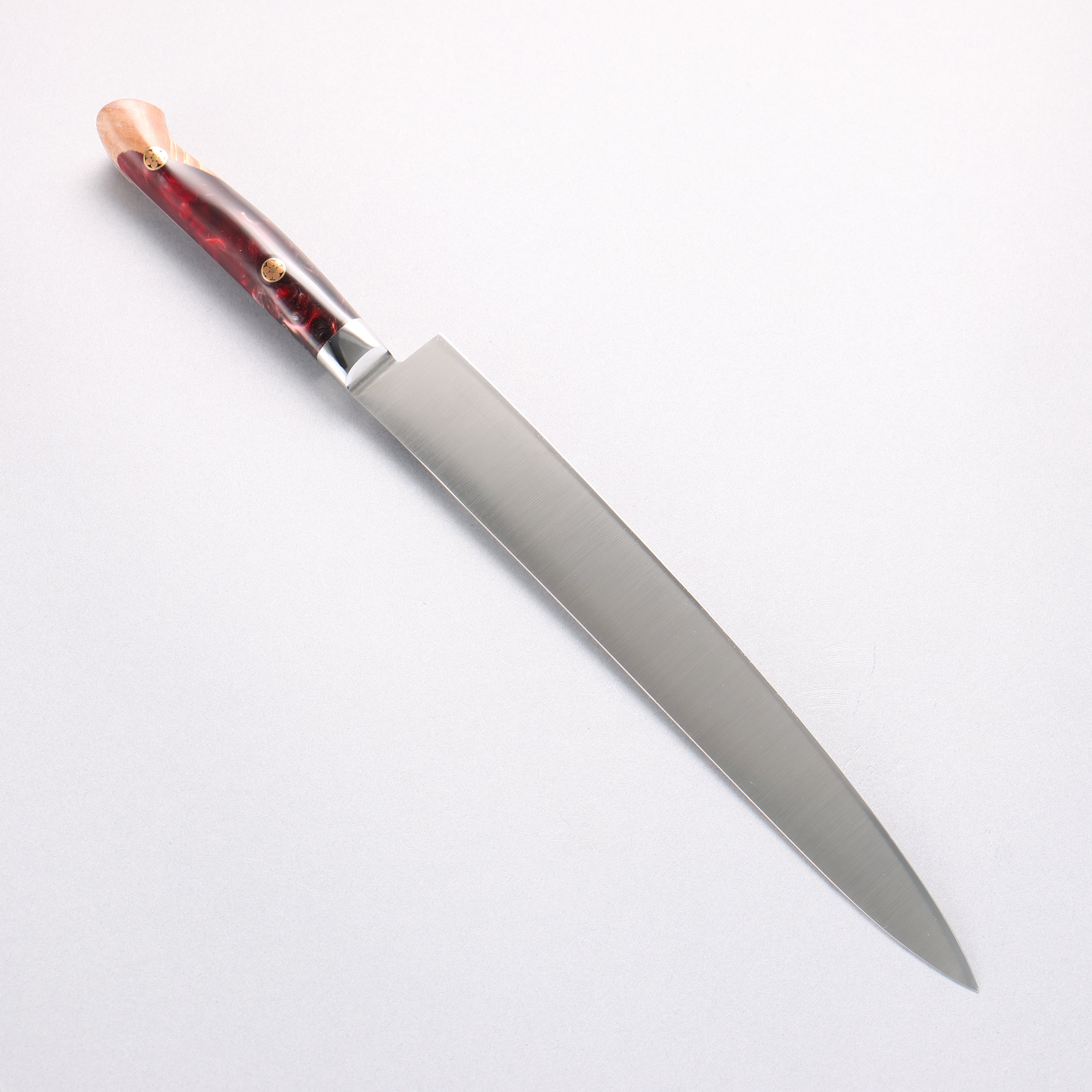 堺 孝行 大廚系列 SP 瑞典鋼 鮭魚筋引 240mm SP Type III (火山) 握把 - 清助刃物
