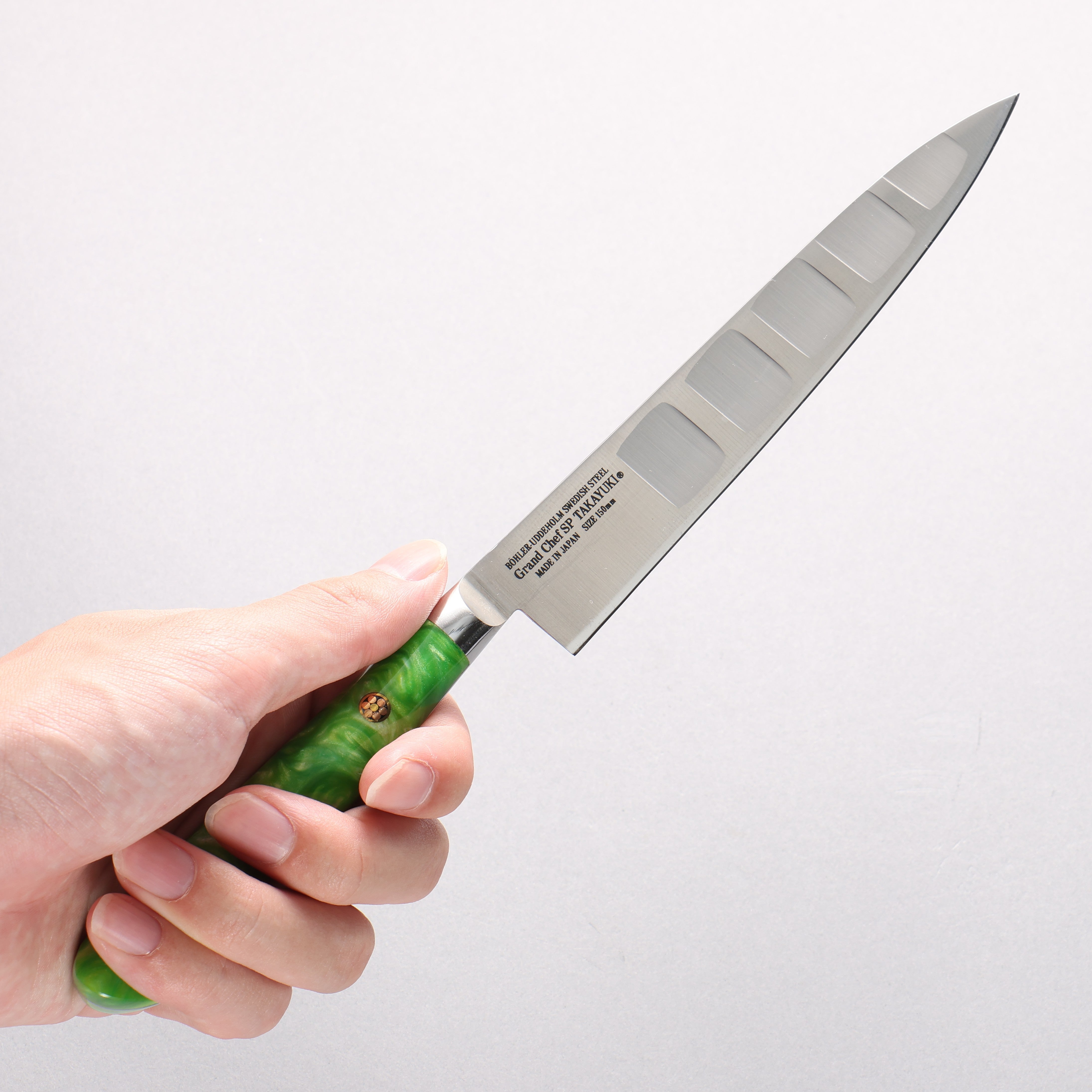 堺 孝行 大廚系列 SP 瑞典鋼 多用途小鮭魚刀 150mm SP Type III (叢林) 握把 - 清助刃物