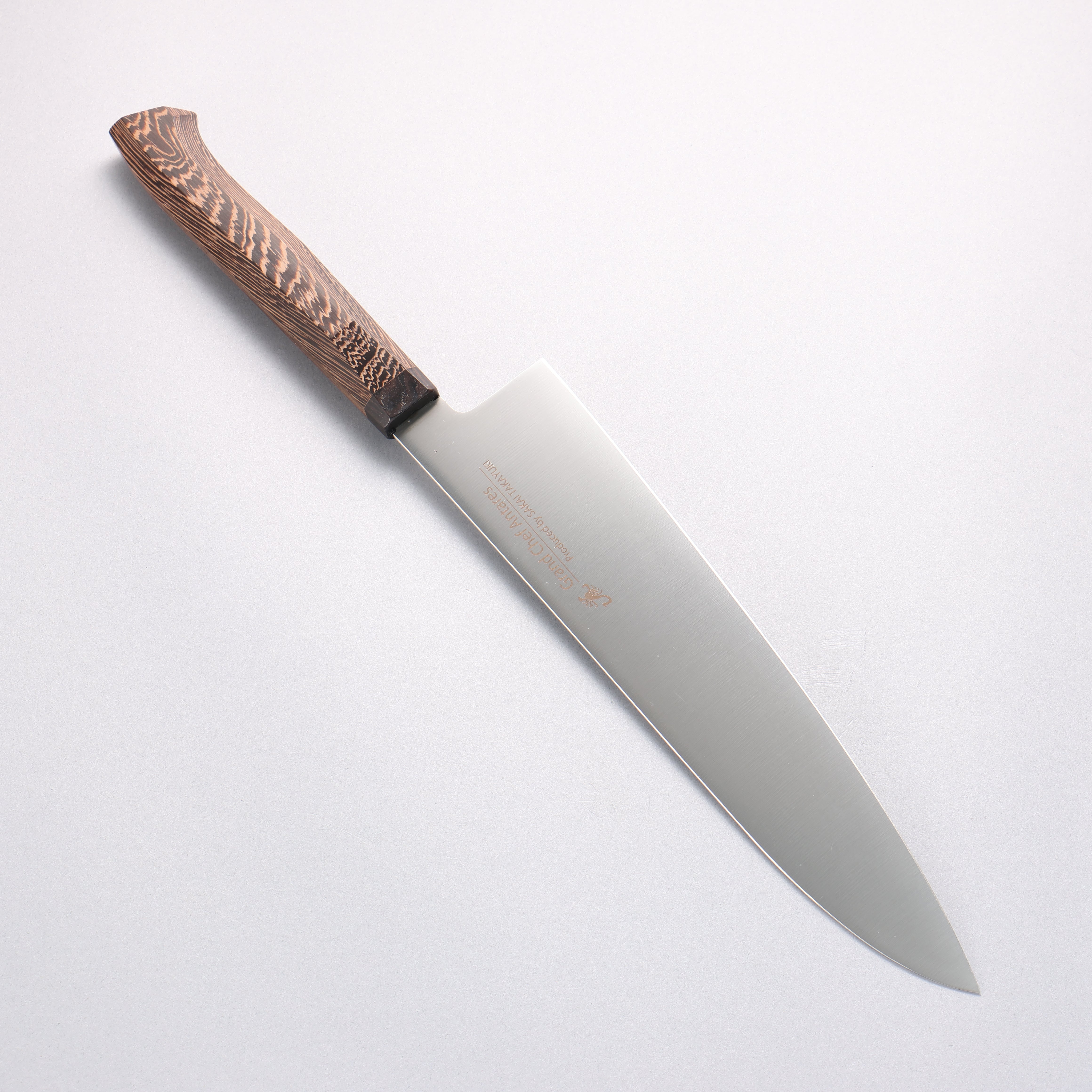 堺 孝行 大廚系列 Antares 瑞典鋼 筋引 240mm 雞翅木 握把 - 清助刃物