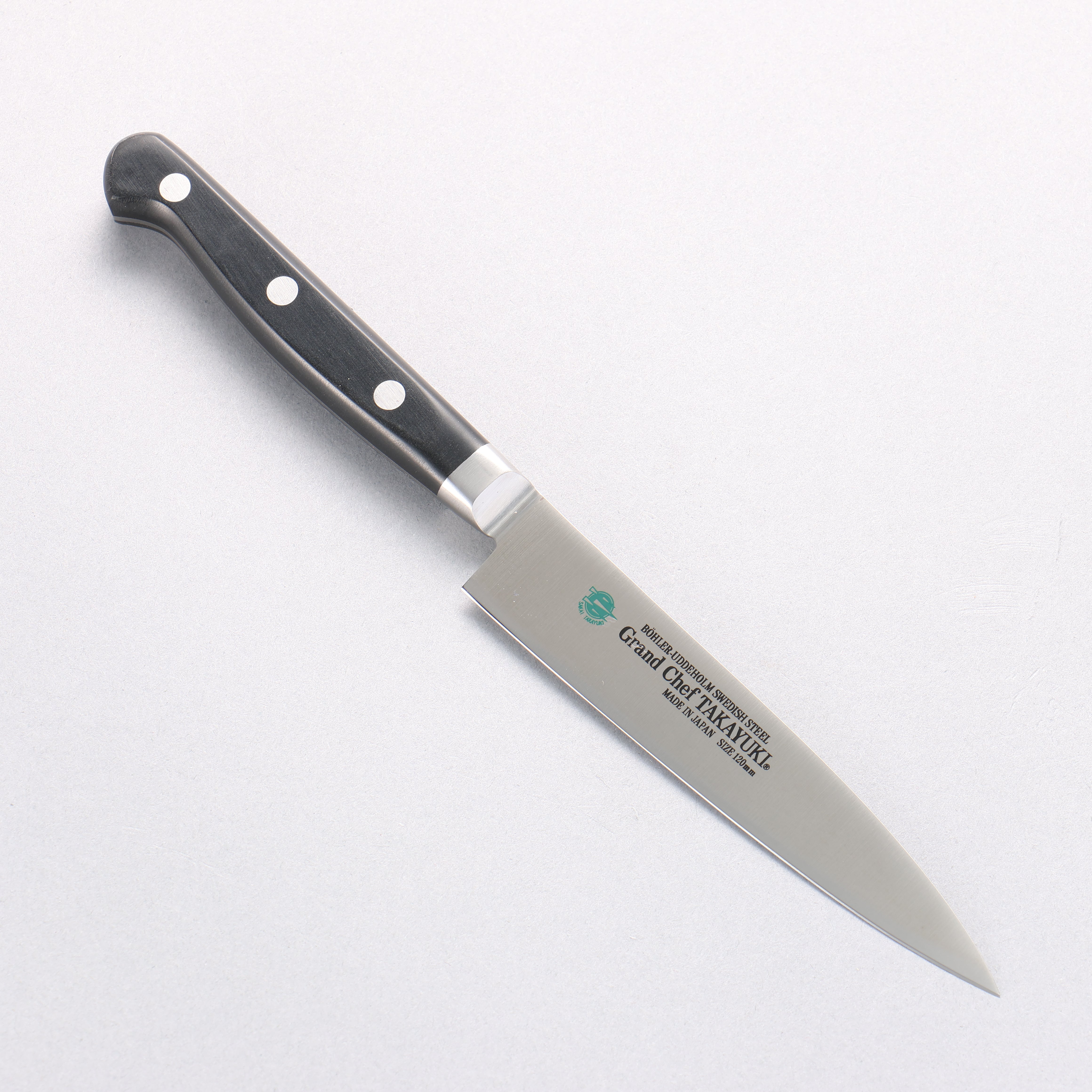 堺 孝行 大廚系列 瑞典鋼 多用途小刀 120mm 握把 - 清助刃物