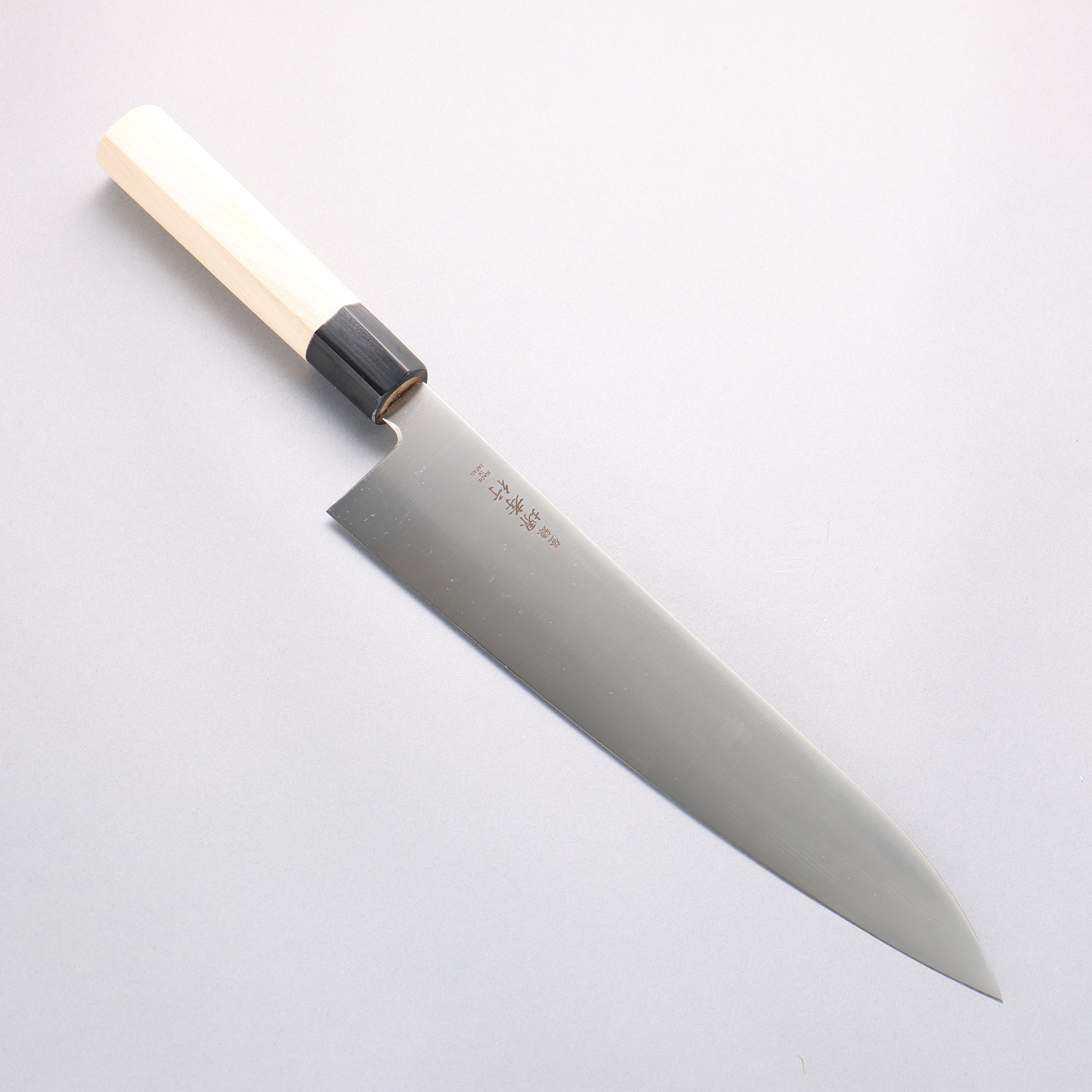 堺 孝行 大廚系列 大廚系列 瑞典鋼 牛刀 270mm 木蘭 握把 - 清助刃物