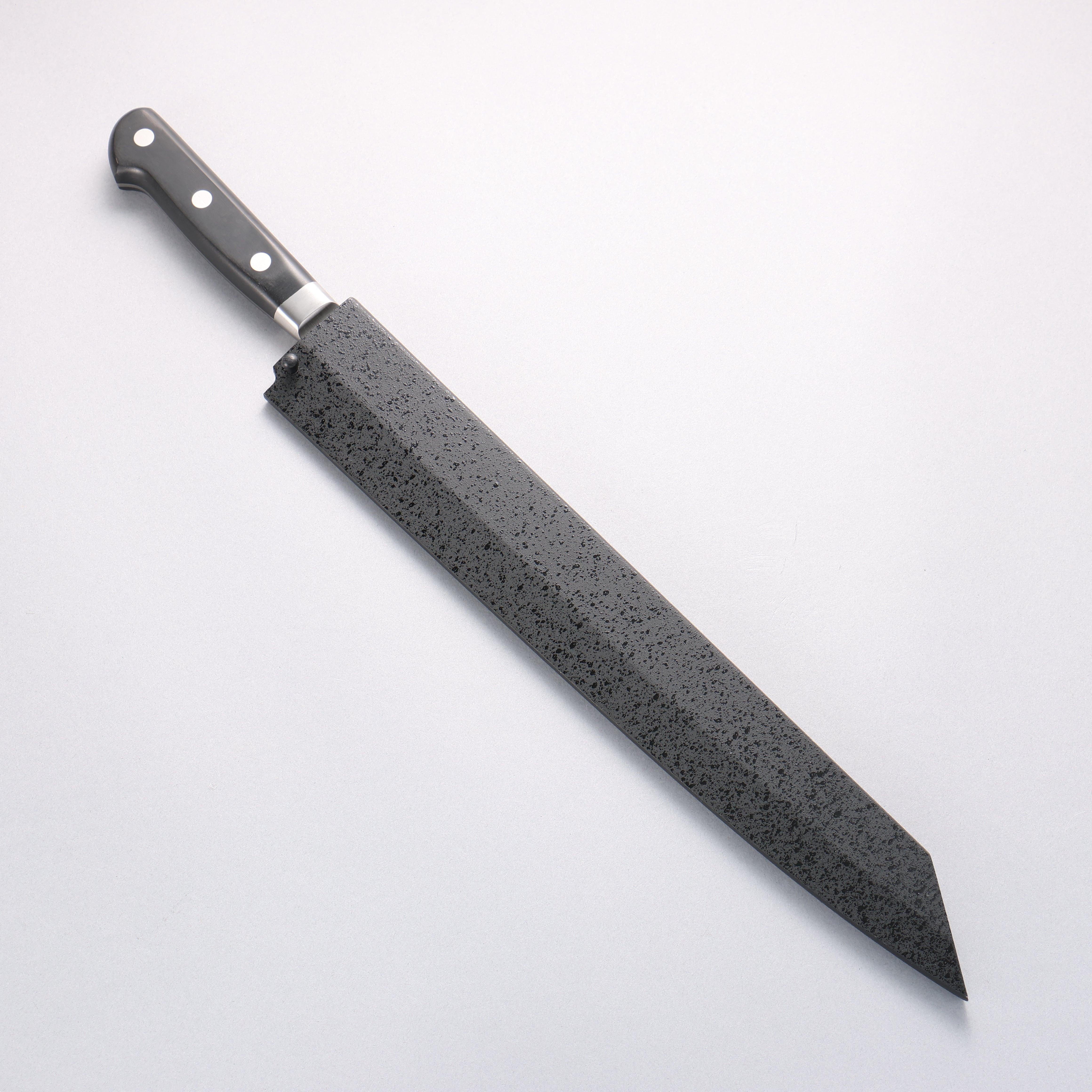 堺 孝行 大廚系列 瑞典鋼 筋引 300mm 握把 附刀鞘 - 清助刃物