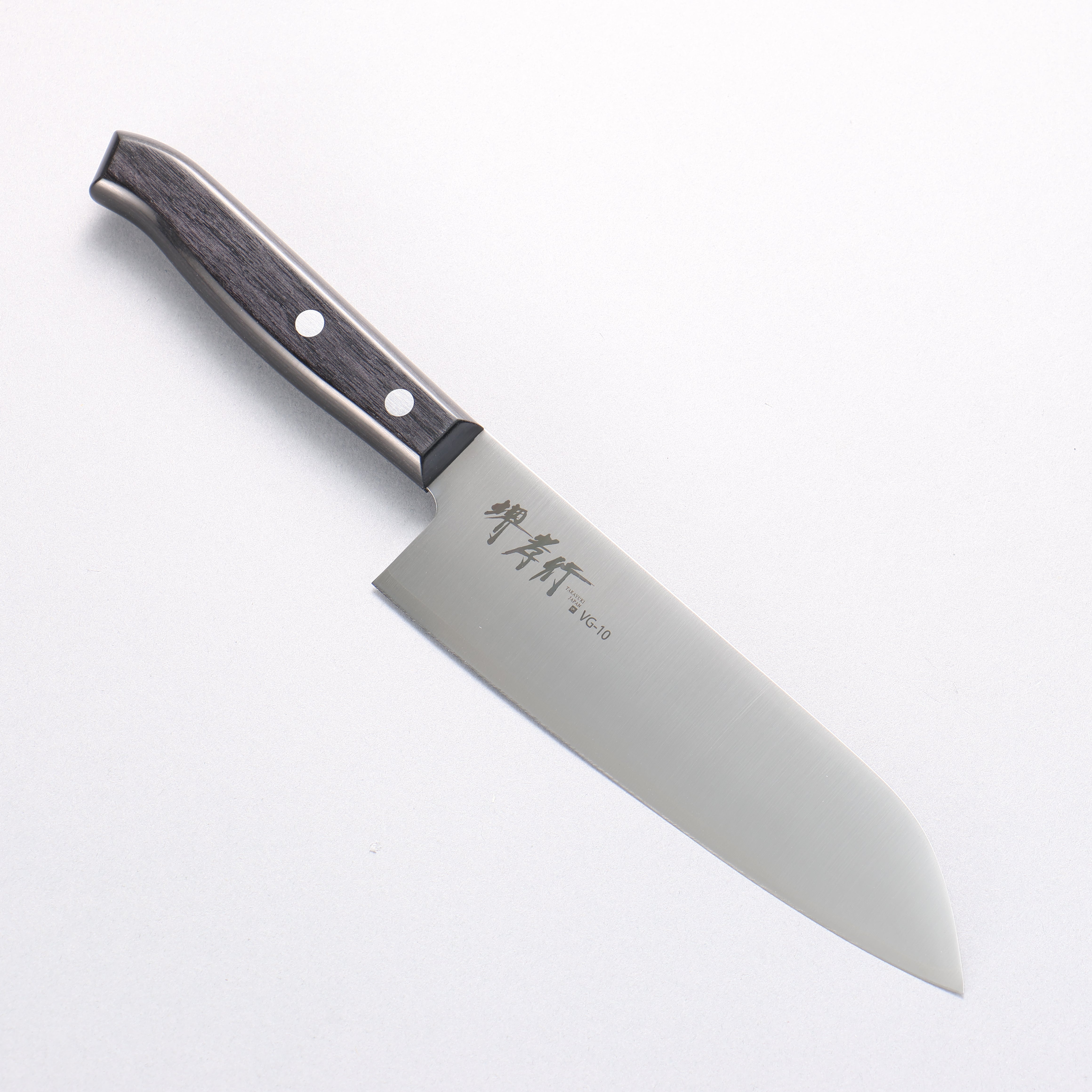 堺 孝行 Sumire VG10 三德刀 165mm 黑合成木 握把 - 清助刃物