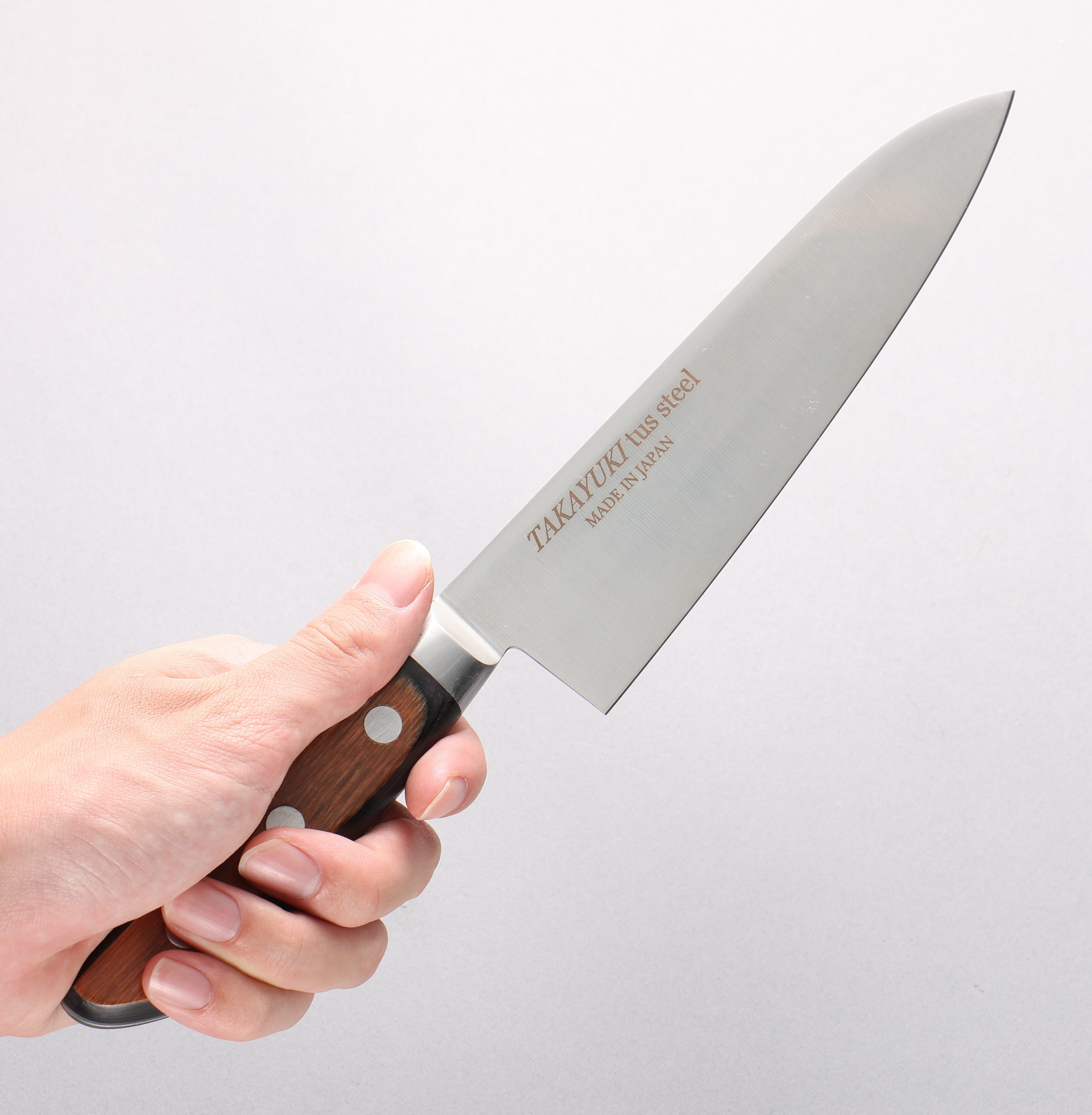 210mm 牛刀 tus steelやや汚れあり 堺孝行TUS 不鏽鋼牛刀握把