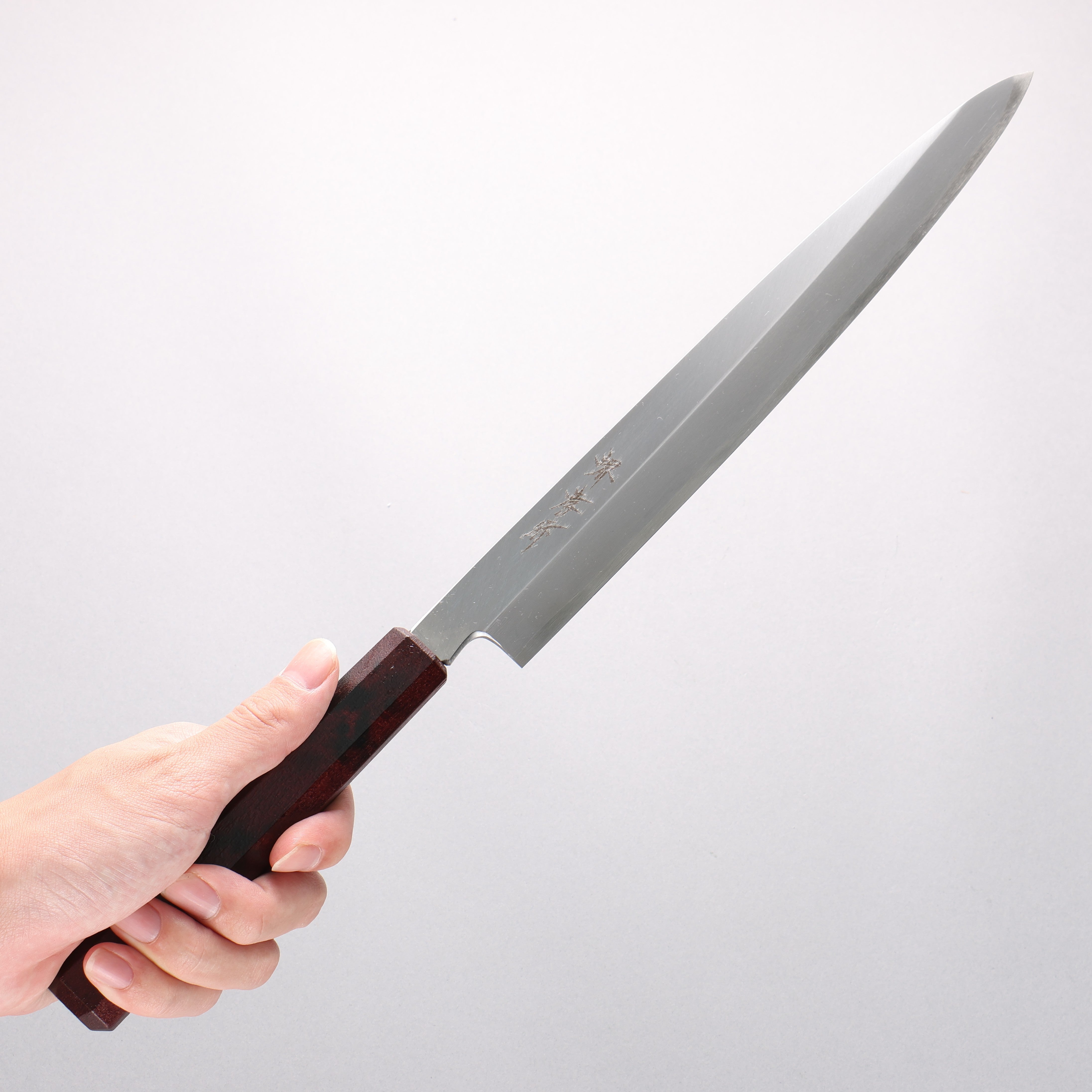 堺 孝行 七色 INOX 鉬鋼 柳刃 270mm ABS 樹脂（黃褐玳瑁）握把 - 清助刃物