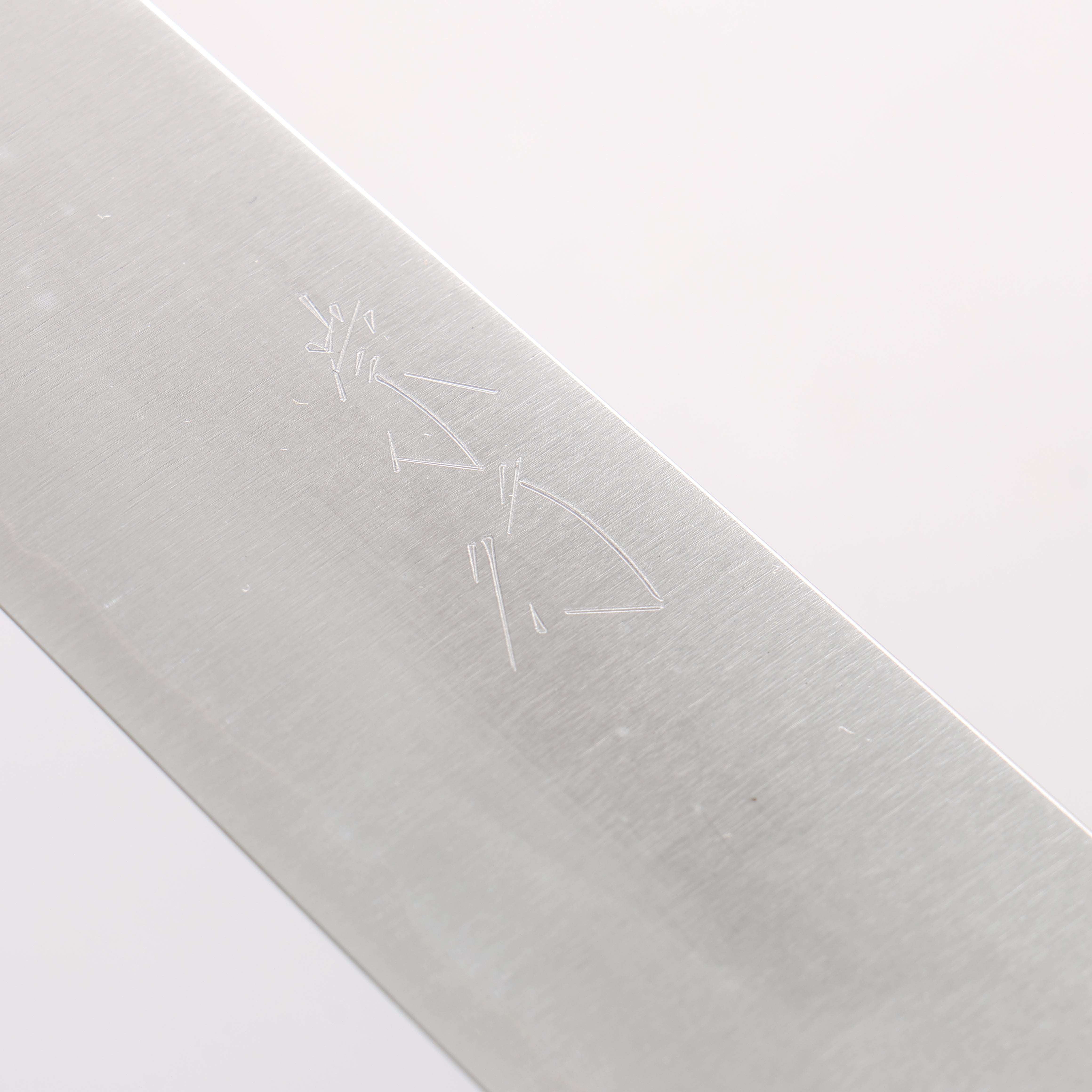 柴田崇行 甲鐵 超級青鋼 筋引 270mm 紫檀木（口輪：黑合成木） 握把 - 清助刃物