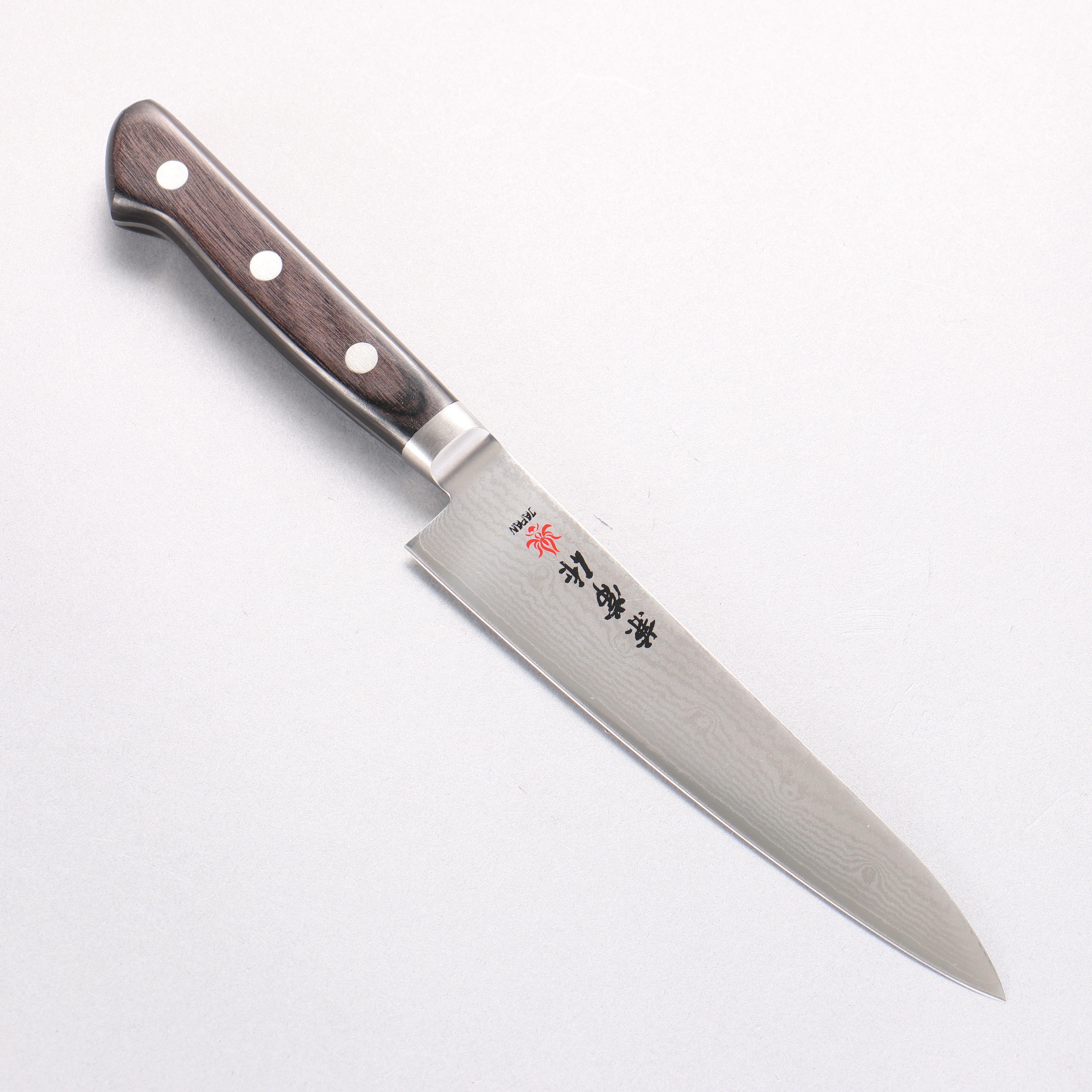 兼常 VG10 33層 大馬士革紋 多用途小刀 150mm 合成木 握把 - 清助刃物