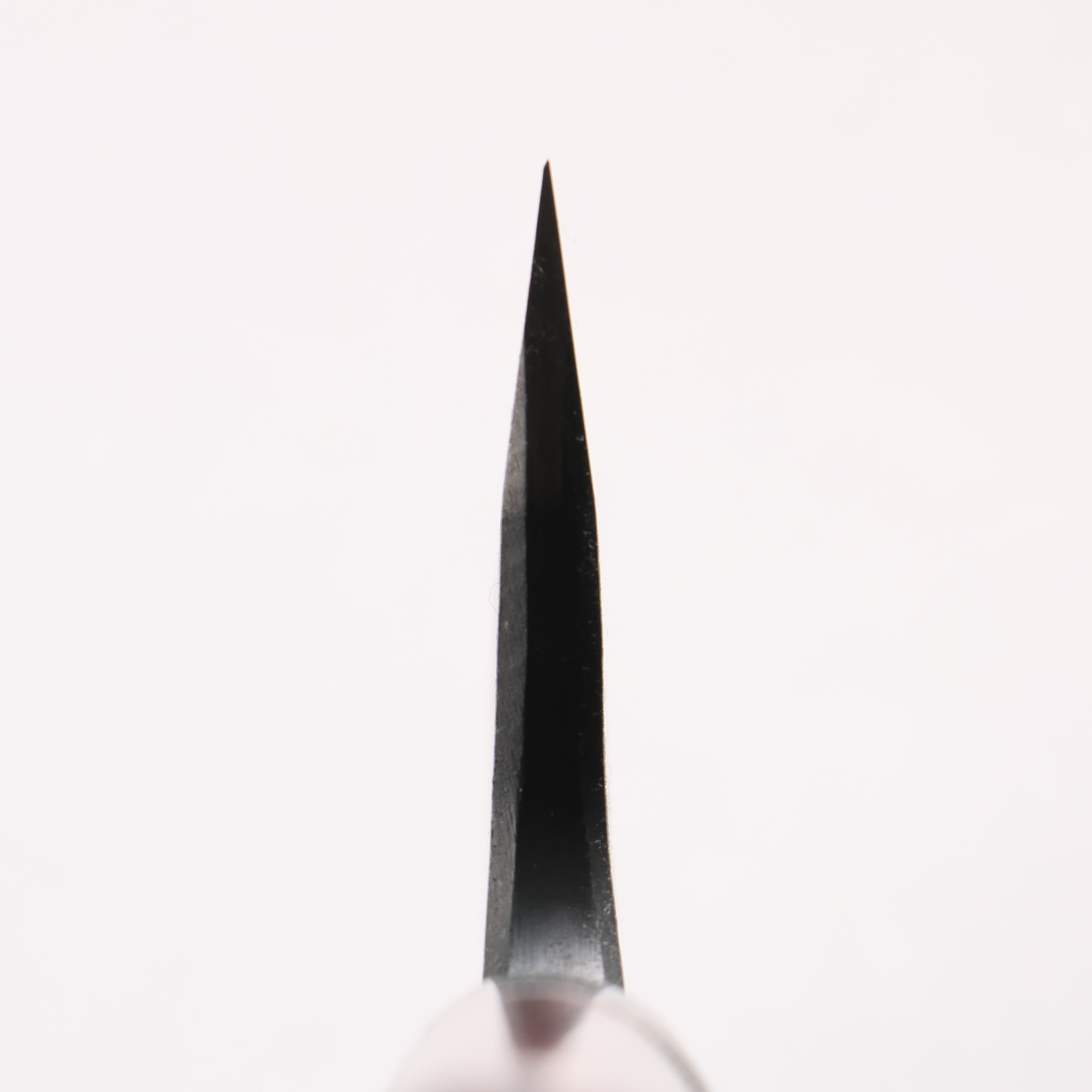 山本 直 白鋼二號 黑打 兩出刃 210mm 紫檀木（口輪：黑合成木） 握把 - 清助刃物