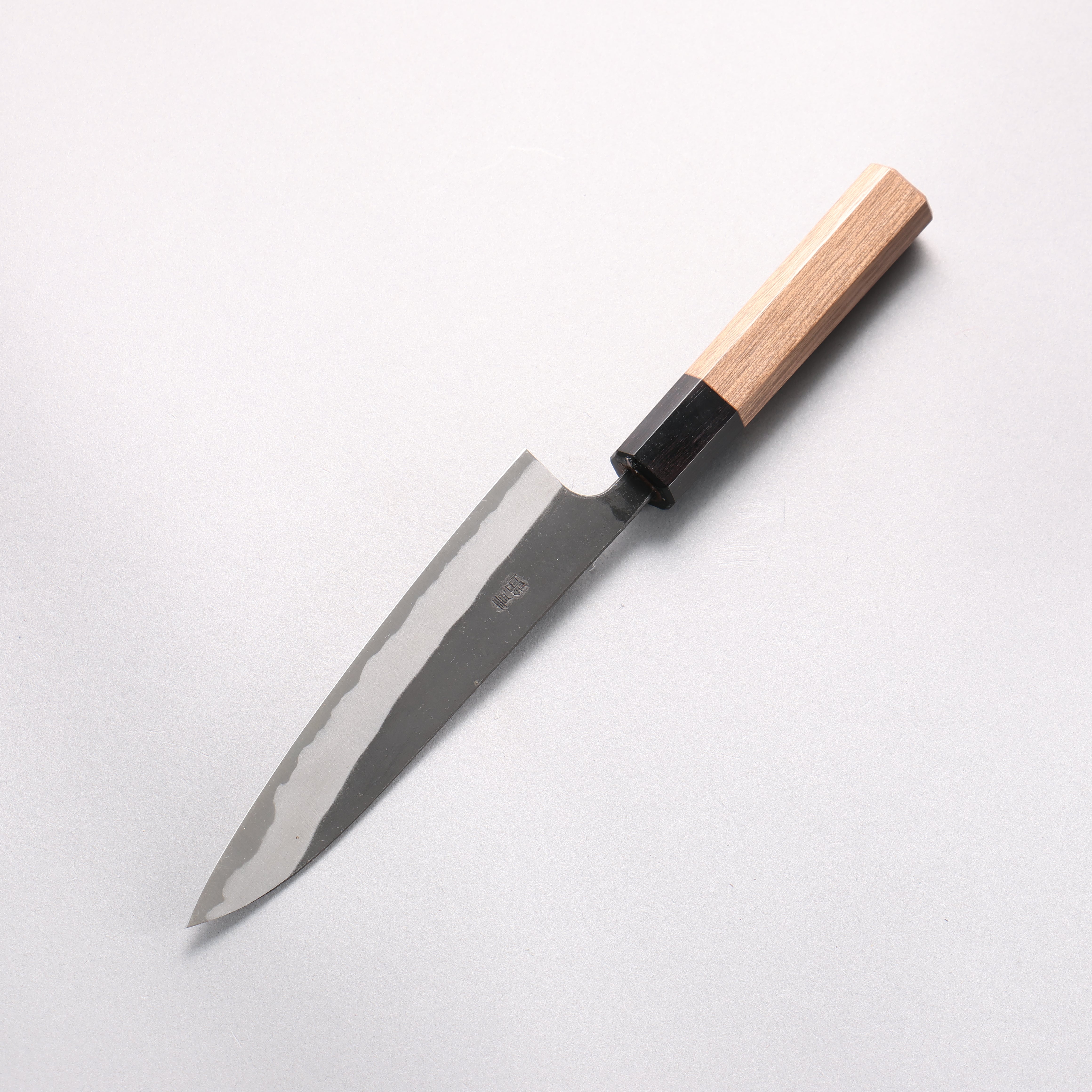 山本 直 安來青鋼 黑打 多用途小刀 150mm 核桃木 握把 - 清助刃物