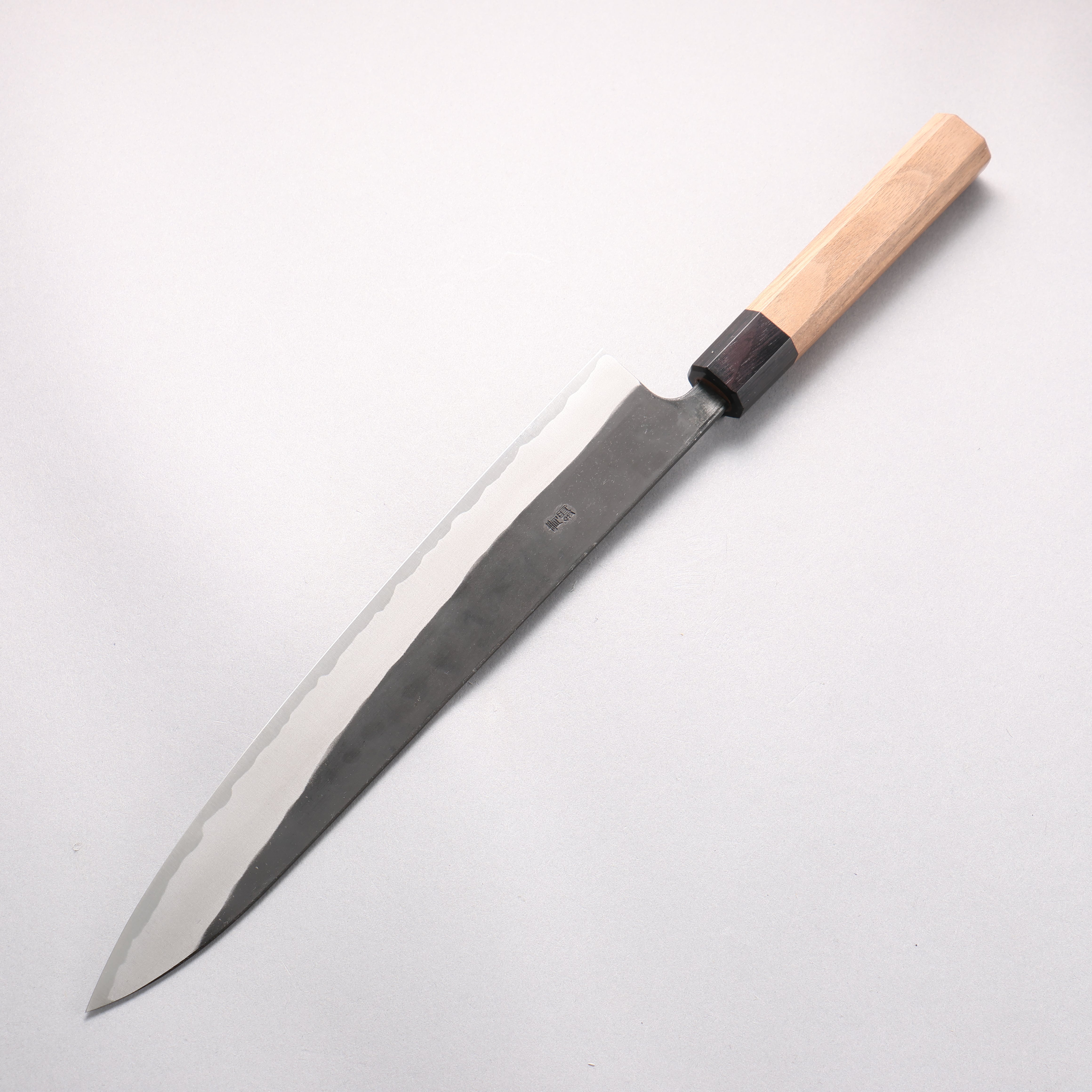山本 直 安來青鋼 黑打 筋引 270mm 核桃木 握把 - 清助刃物
