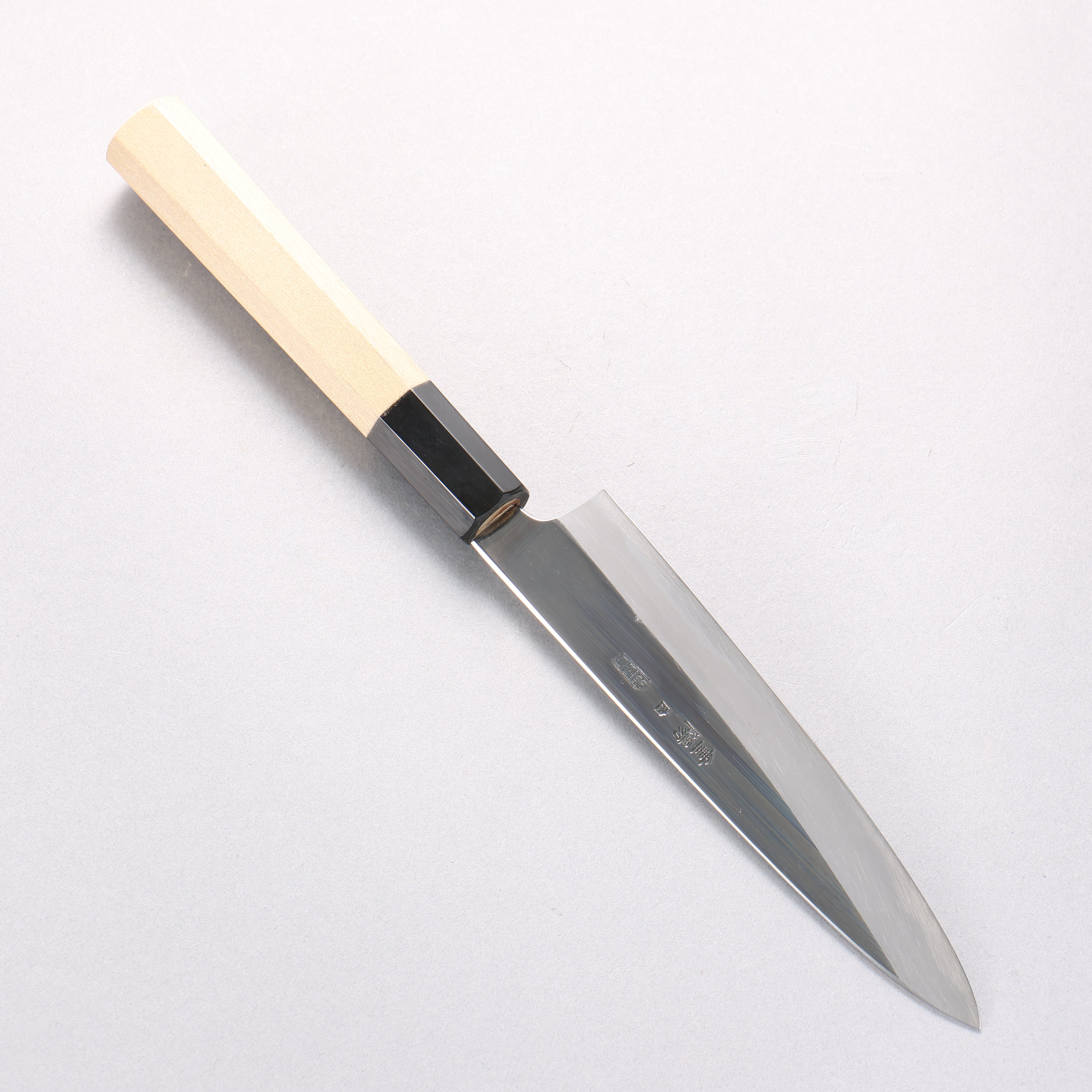 重陽 白鋼 鏡面處理 多用途小刀 150mm 木蘭握把 - 清助刃物