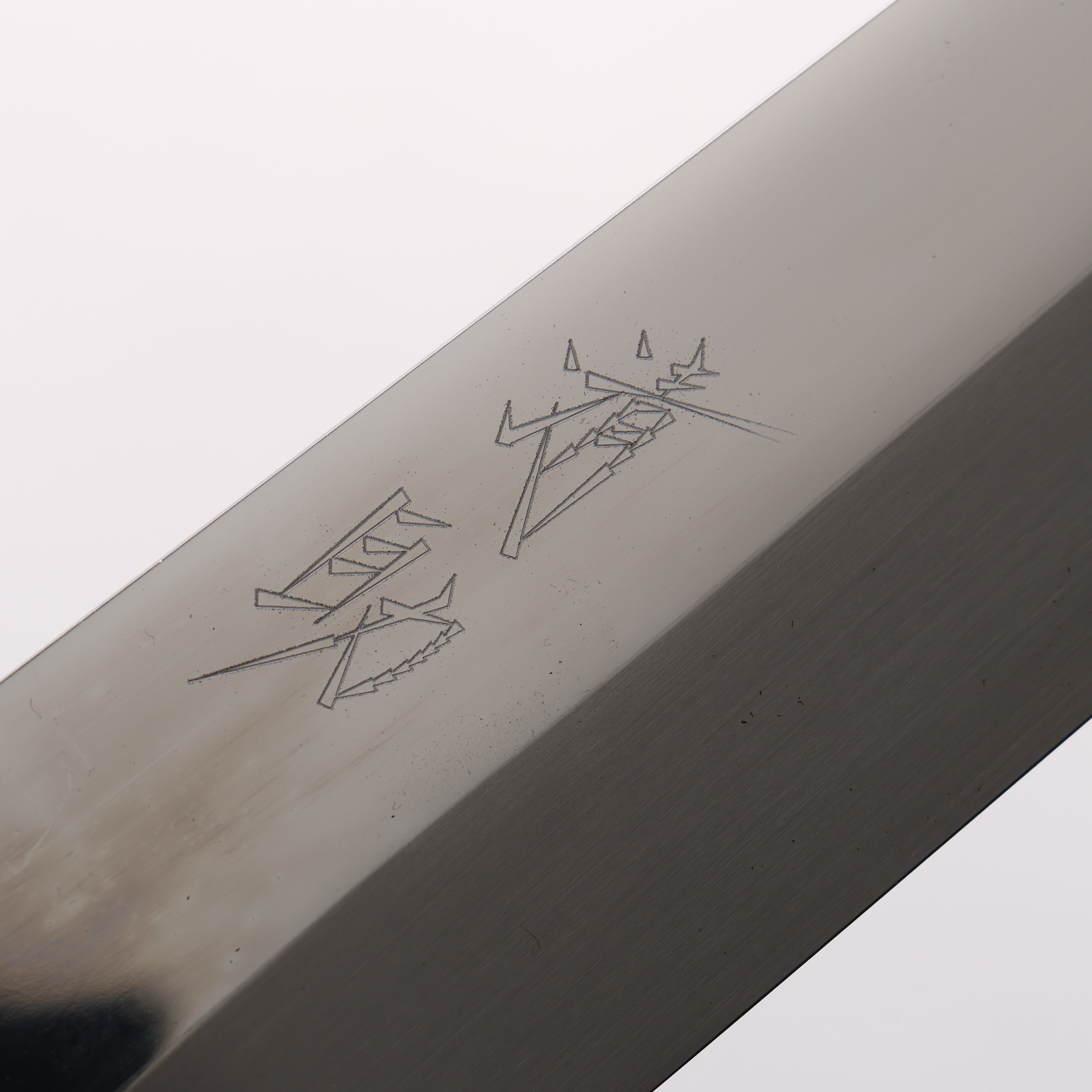 堺 孝行 本燒 飛燕 VG10 鏡面處理 劍型柳刃 300mm 黑漆塗 (珍珠母貝鑲嵌) 握把 附刀鞘 Tetris Pattern MOP inlay (テトリス調螺鈿) - 清助刃物