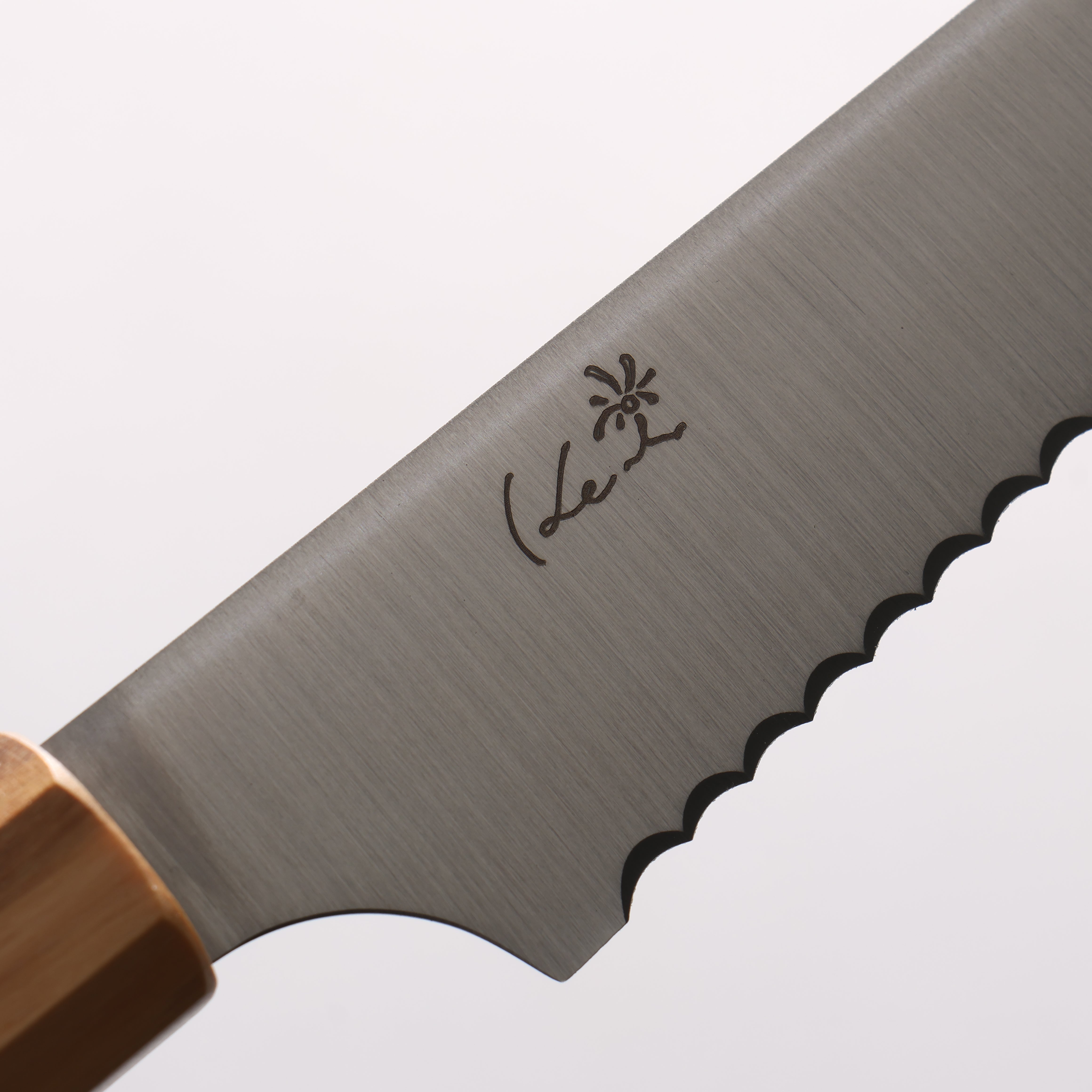 Kei 不鏽鋼 麵包刀 150mm 橄欖樹 握把 - 清助刃物