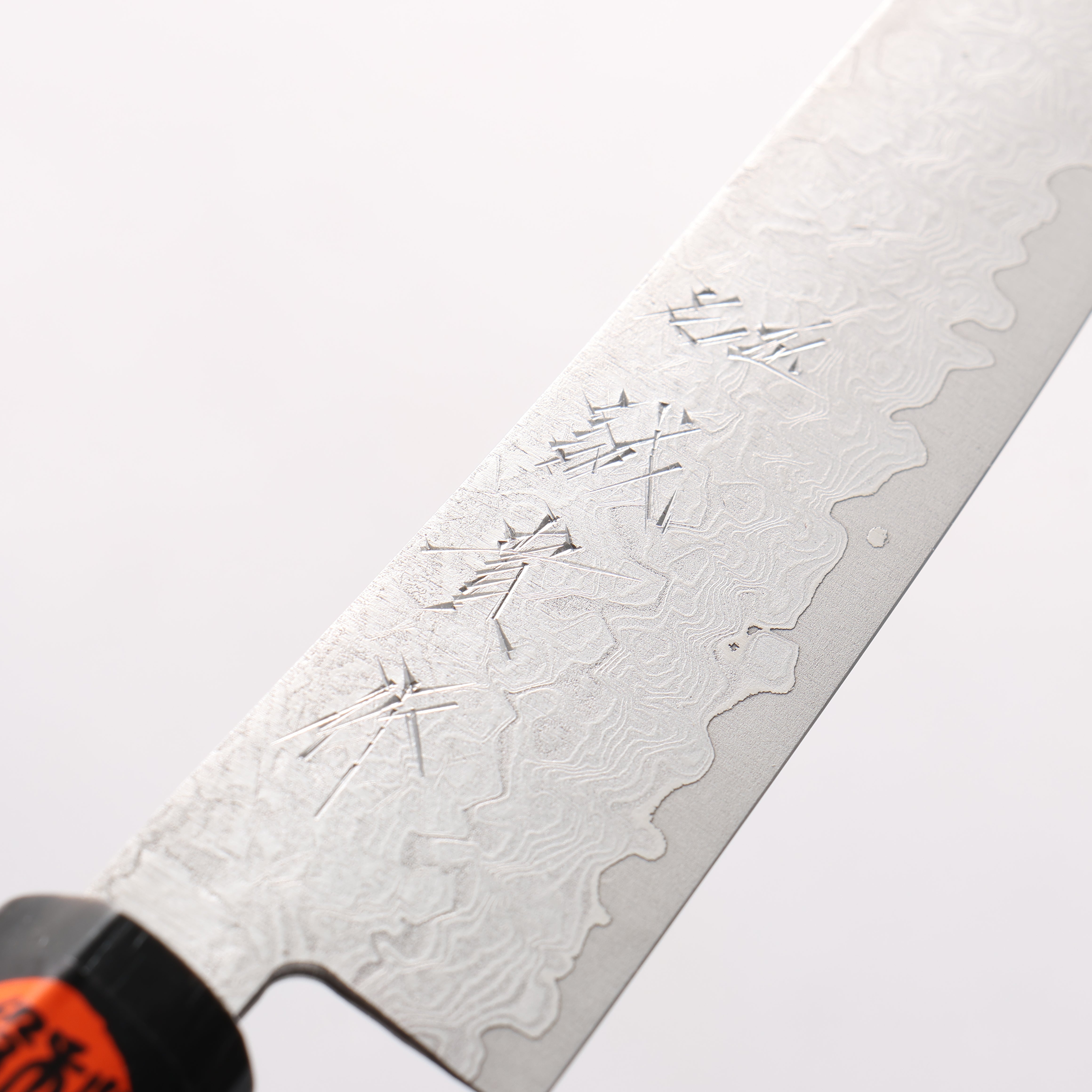 田中 誠貴 VG10 17層 大馬士革紋 多用途小刀 150mm 木蘭（口輪：水牛角） 握把 - 清助刃物