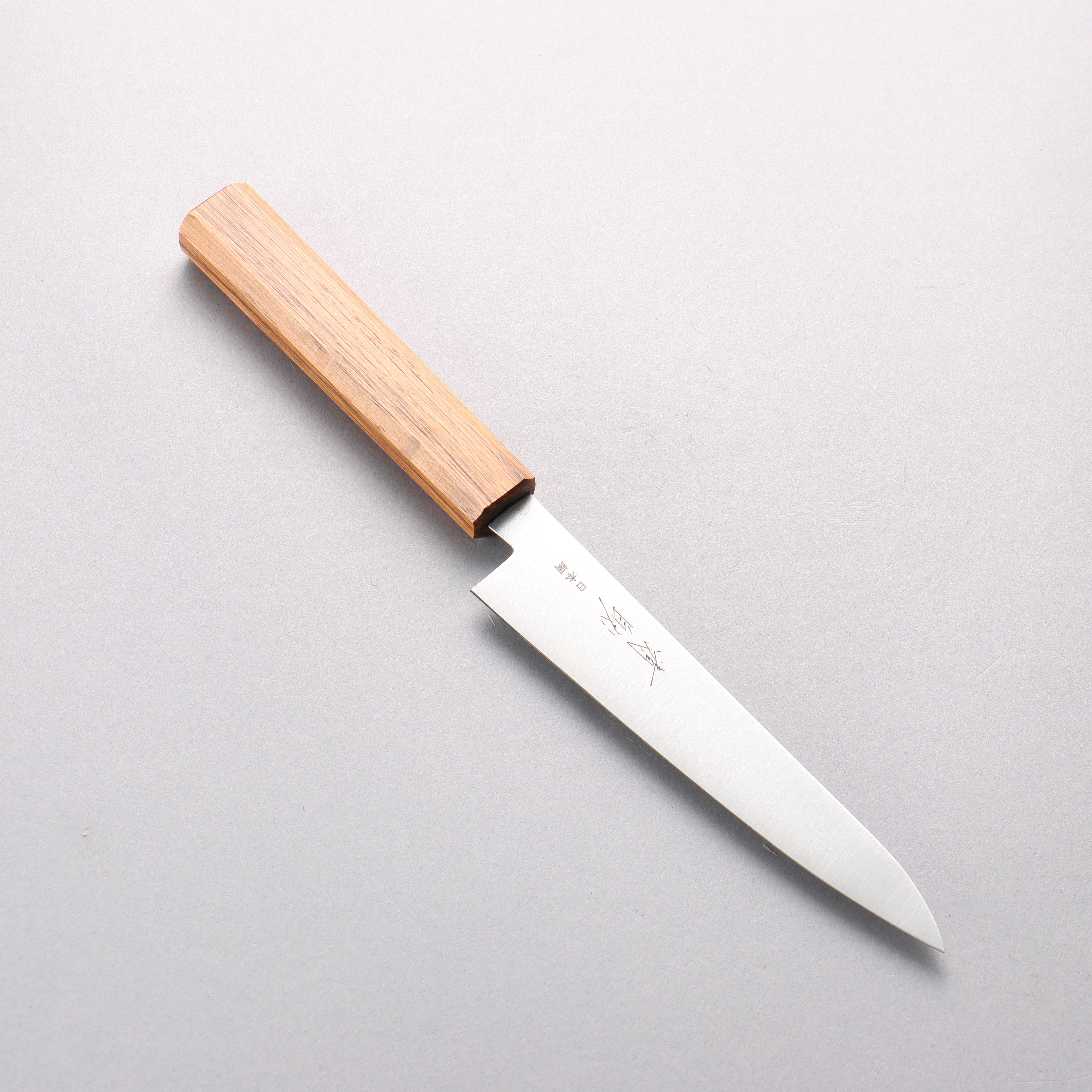 清助 SK-4鋼 多用途小刀 150mm 木柄（漆塗） 握把 - 清助刃物