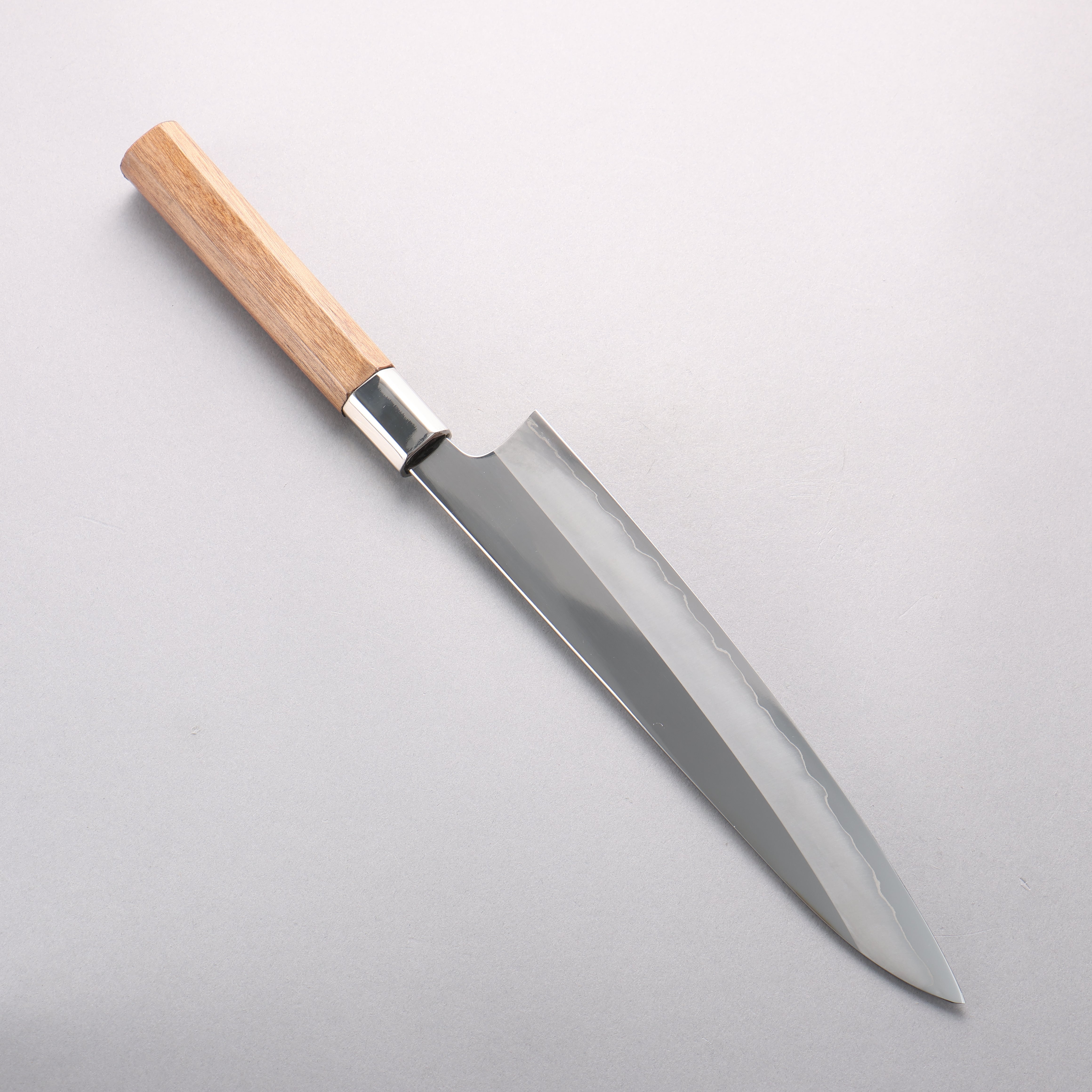 黑鳥 銀三鋼 打磨處理 身卸出刃 235mm 核桃木 握把 - 清助刃物