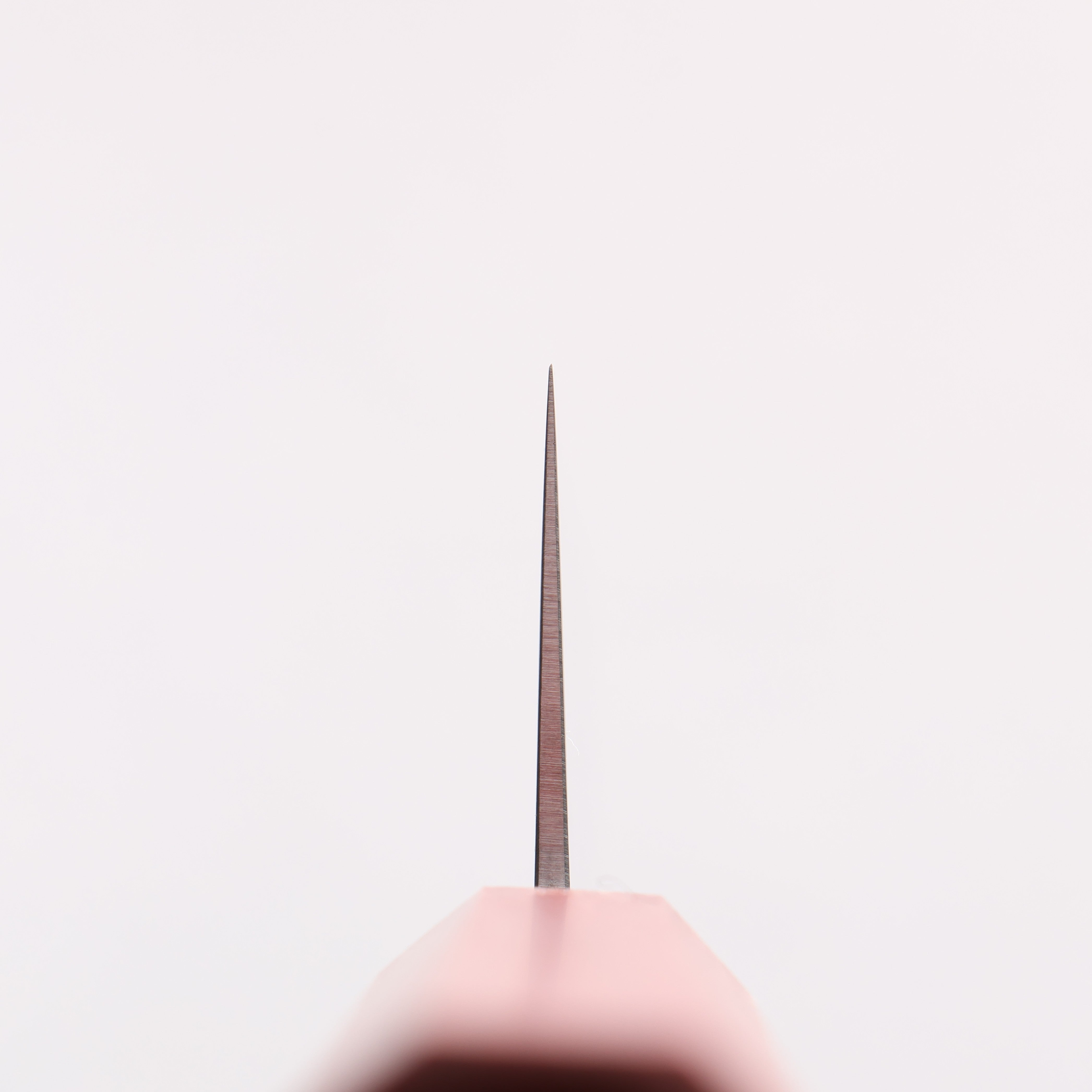 清助 青鋼二號 切付牛刀 180mm 橡木（煙赤） 握把 - 清助刃物