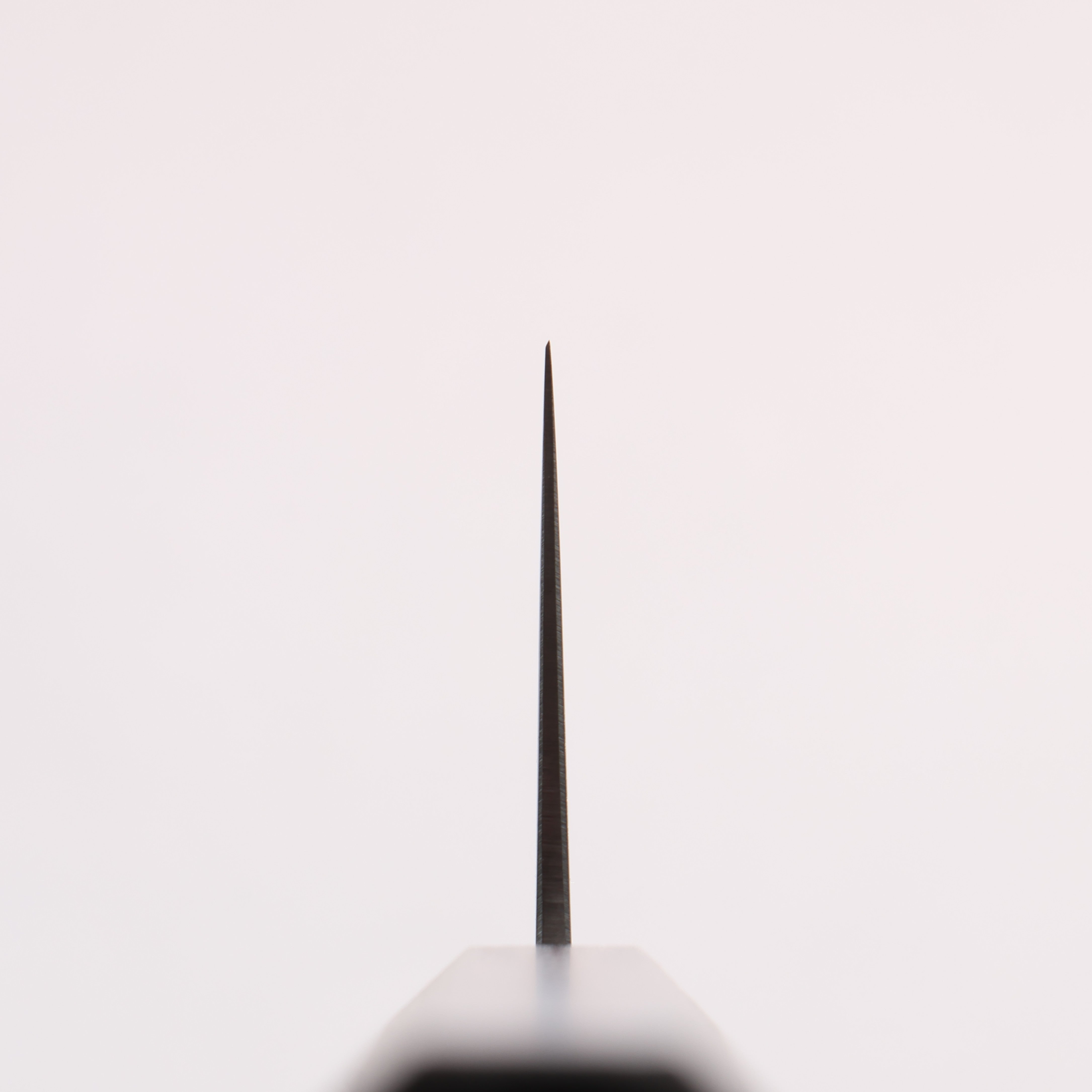 清助 青鋼二號 寬切付三德刀 180mm 橡木（紫色） 握把 - 清助刃物
