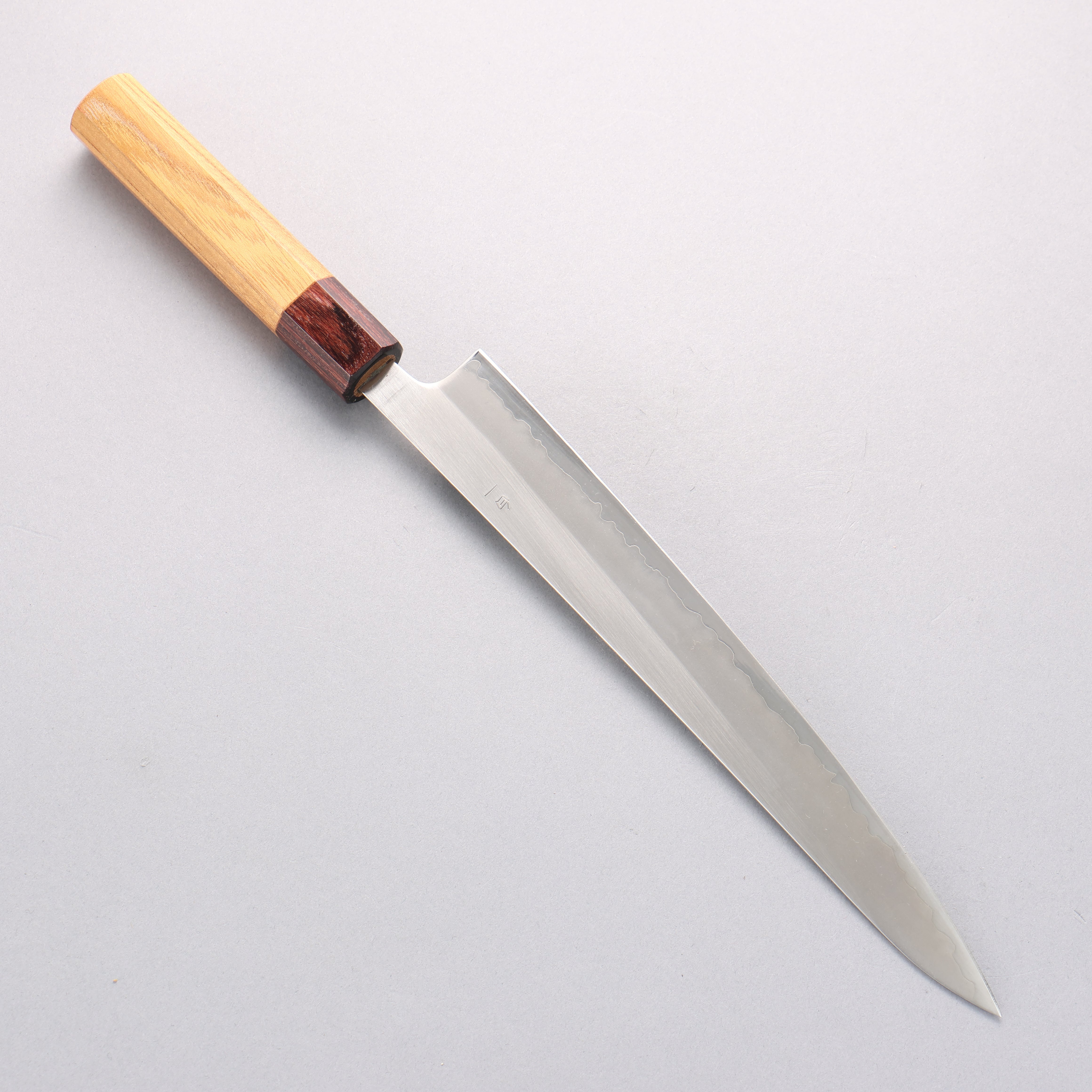 翁流 白鋼一號 筋引 240mm 櫸木 握把 - 清助刃物