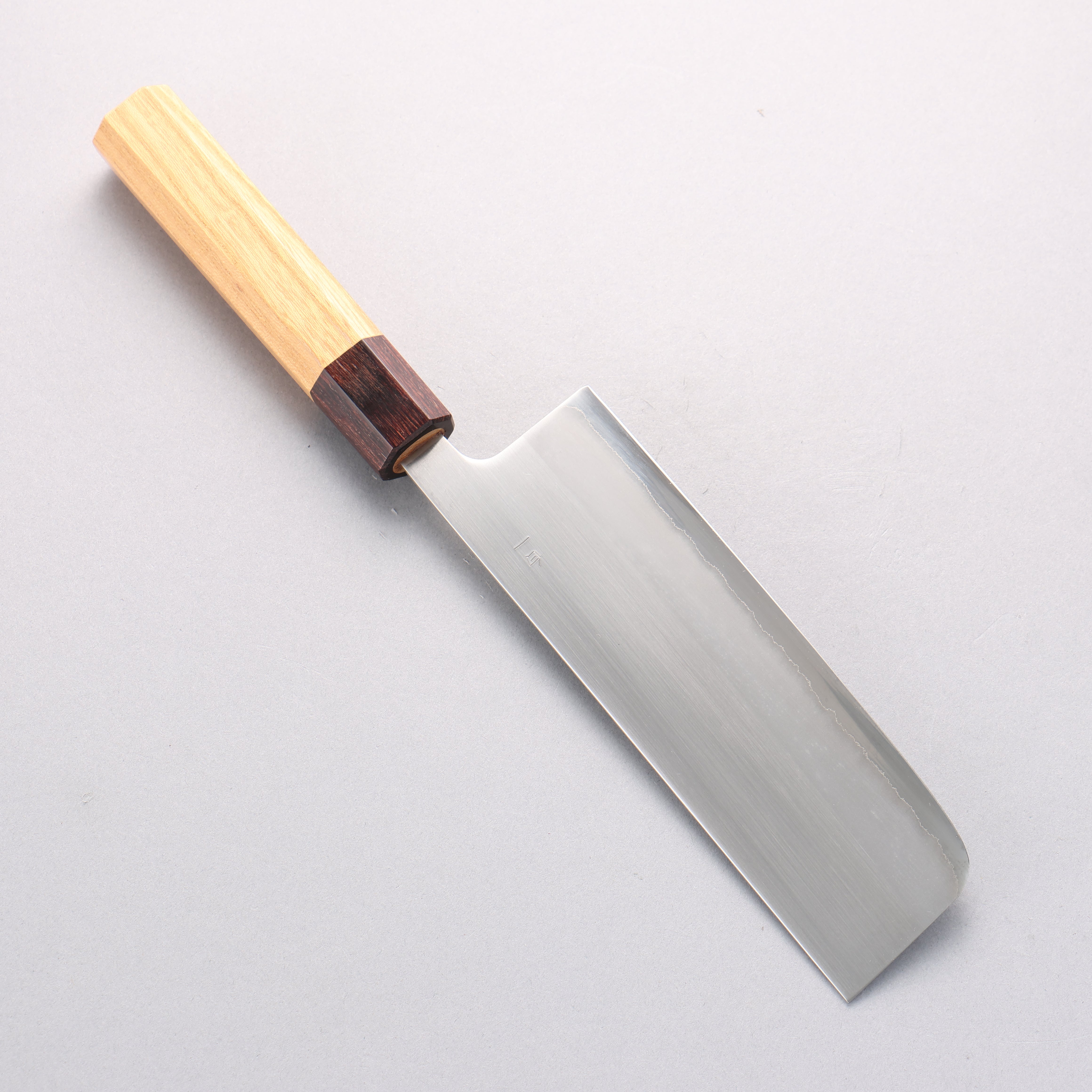翁流 白鋼一號 菜切 165mm 櫸木 握把 - 清助刃物