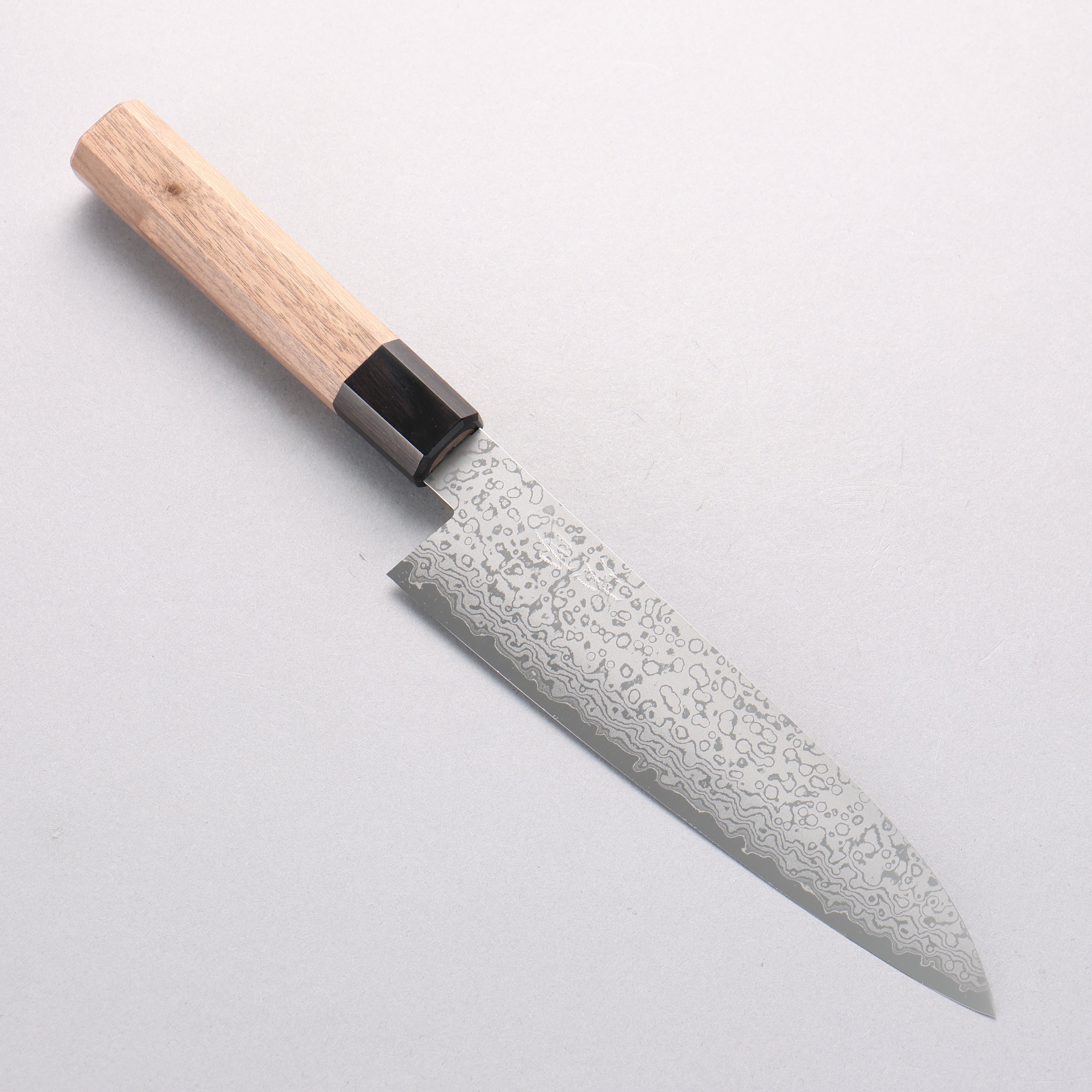 清助 VG10 大馬士革紋 牛刀 180mm 核桃木 握把 - 清助刃物