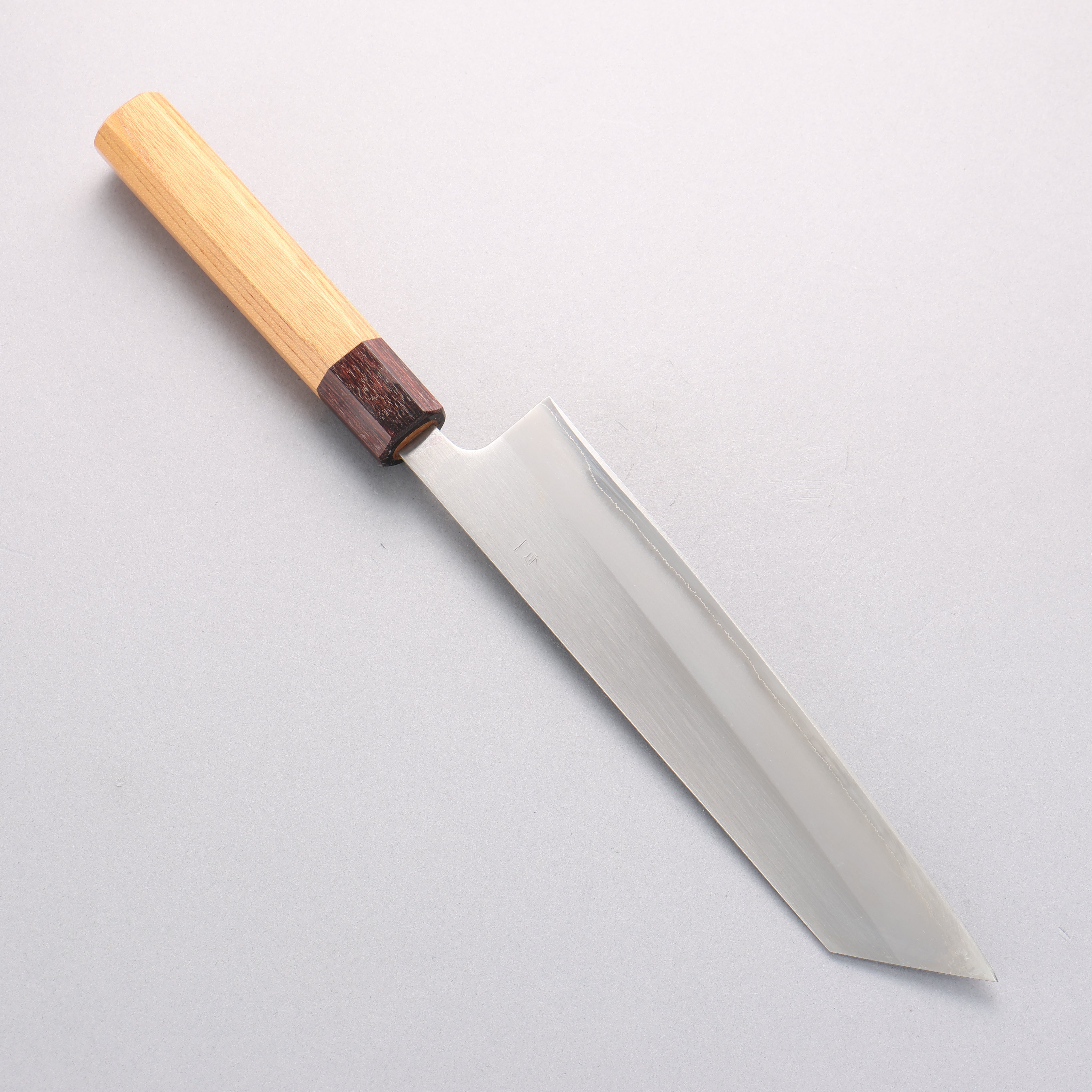 翁流 白鋼一號 切付牛刀 210mm 櫸木 握把 - 清助刃物