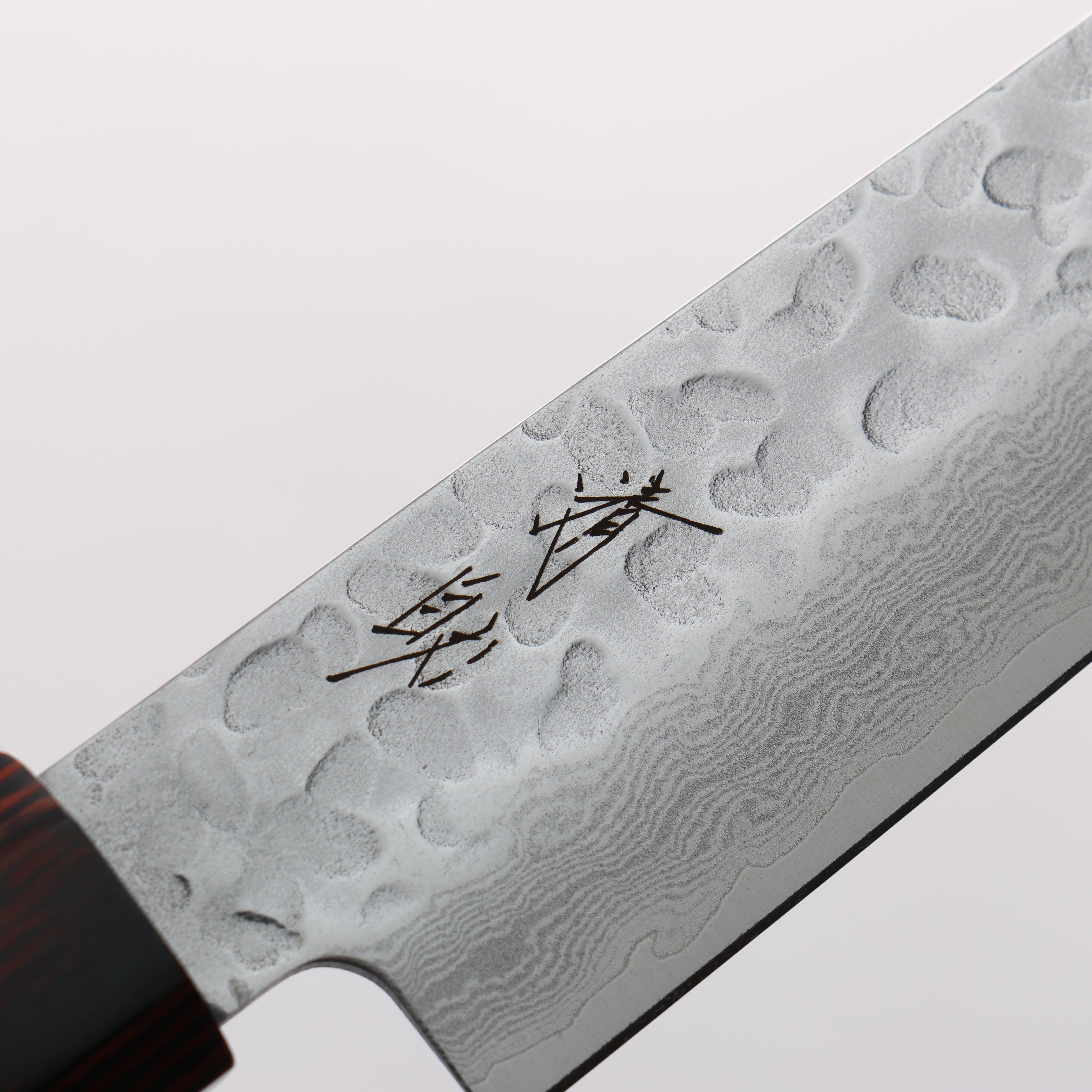 清助 VG10 33層 鎚目 大馬士革紋 多用途小刀 135mm 黑合成木 握把 - 清助刃物