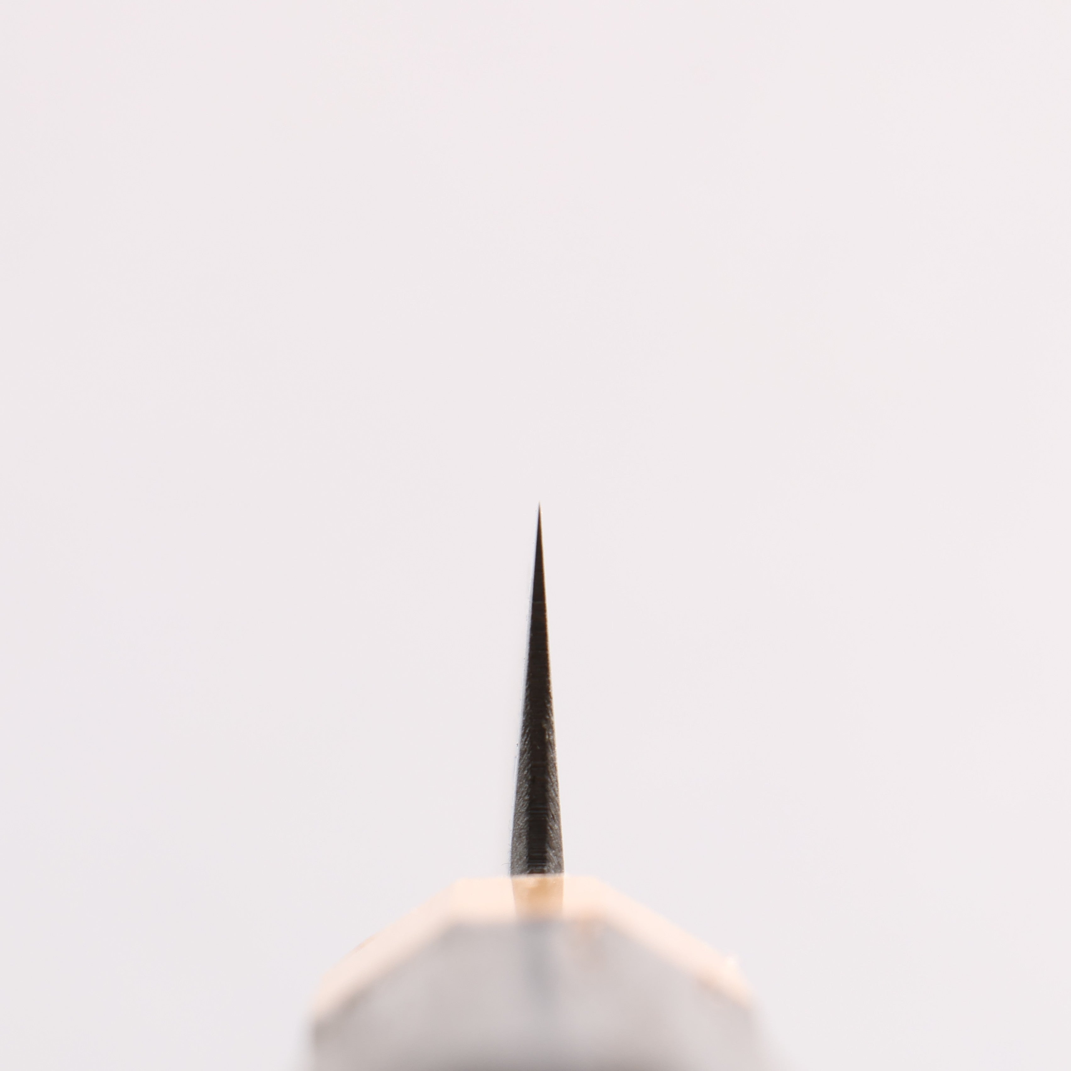 清助 青鋼二號 黑打 切付多用途小刀 120mm 燒栗木（口輪：櫻花木） 握把 - 清助刃物
