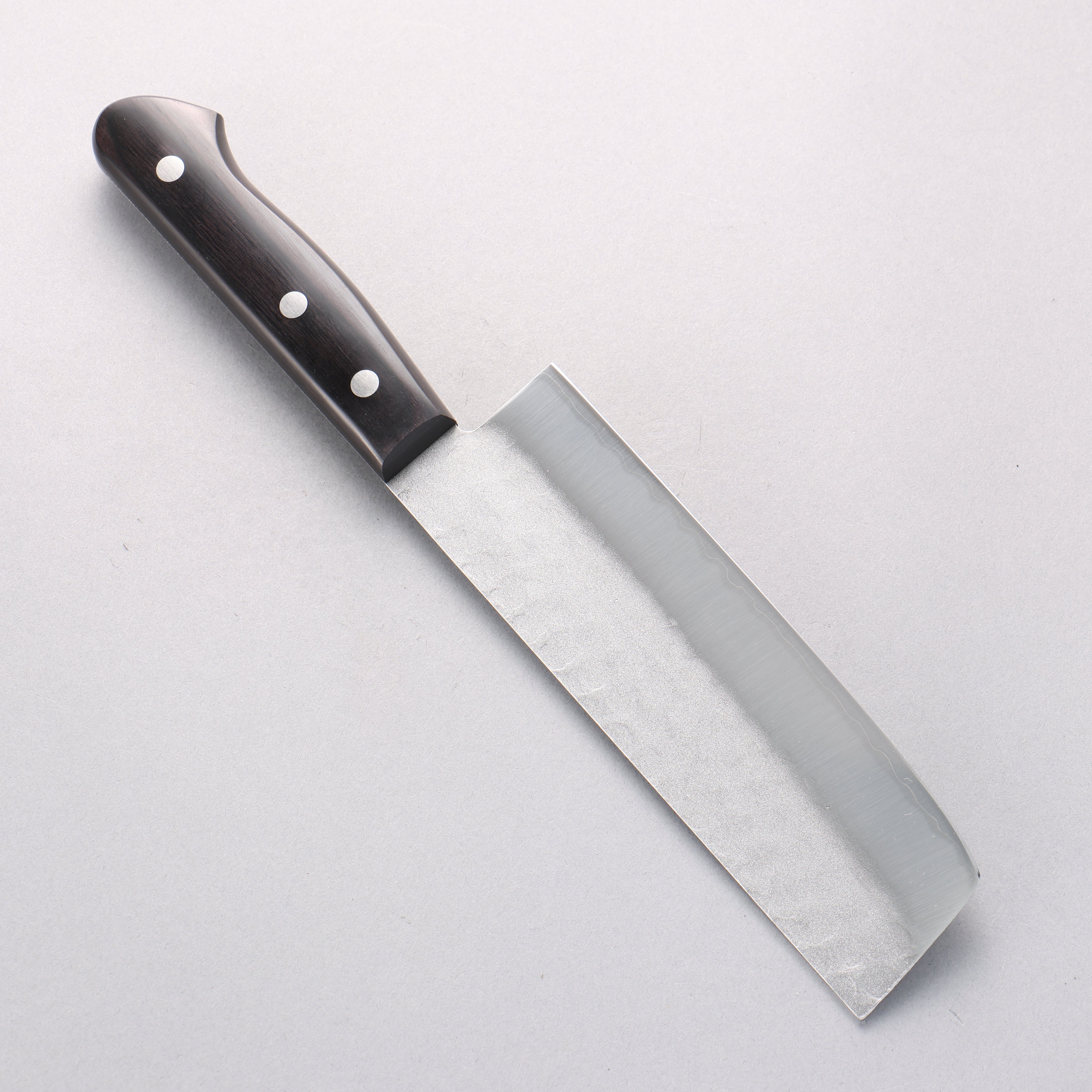 堺 孝行 青鋼 鎚目 3層 菜切 165mm - 清助刃物
