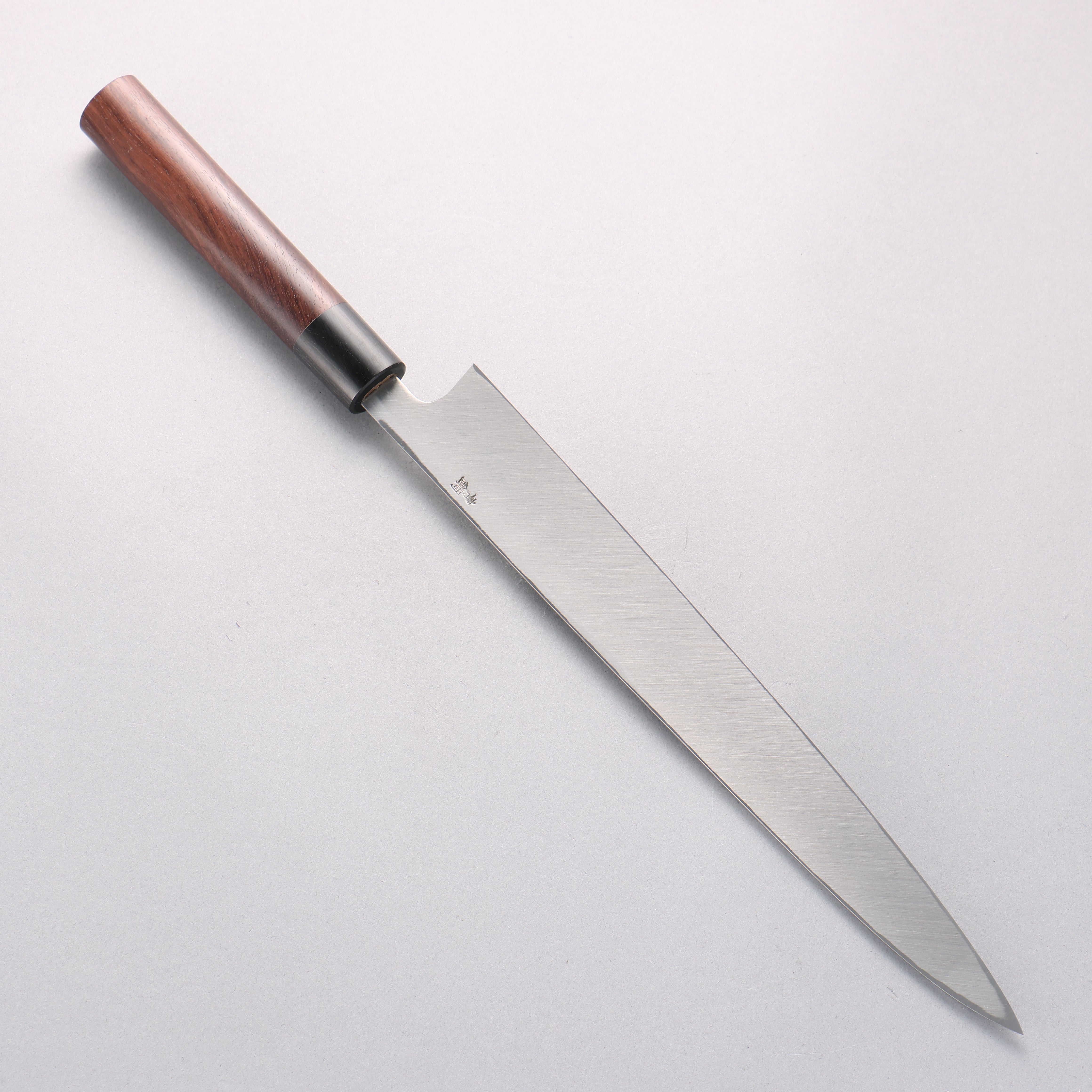 清助 青鋼 霞研 柳刃 270mm 紫檀木 握把 - 清助刃物